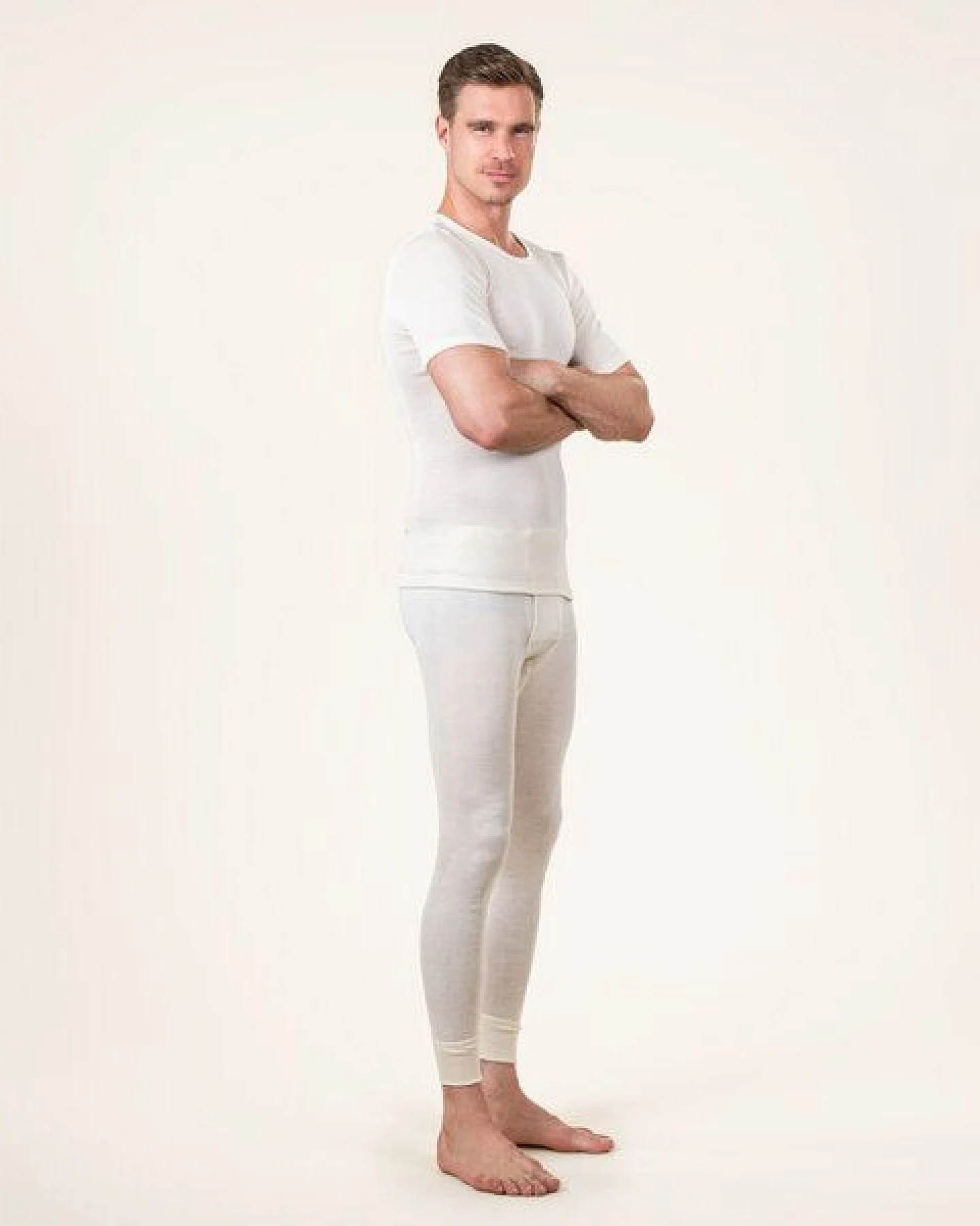 Living Crafts Herren Unterhemd aus Wolle – Ansicht 3