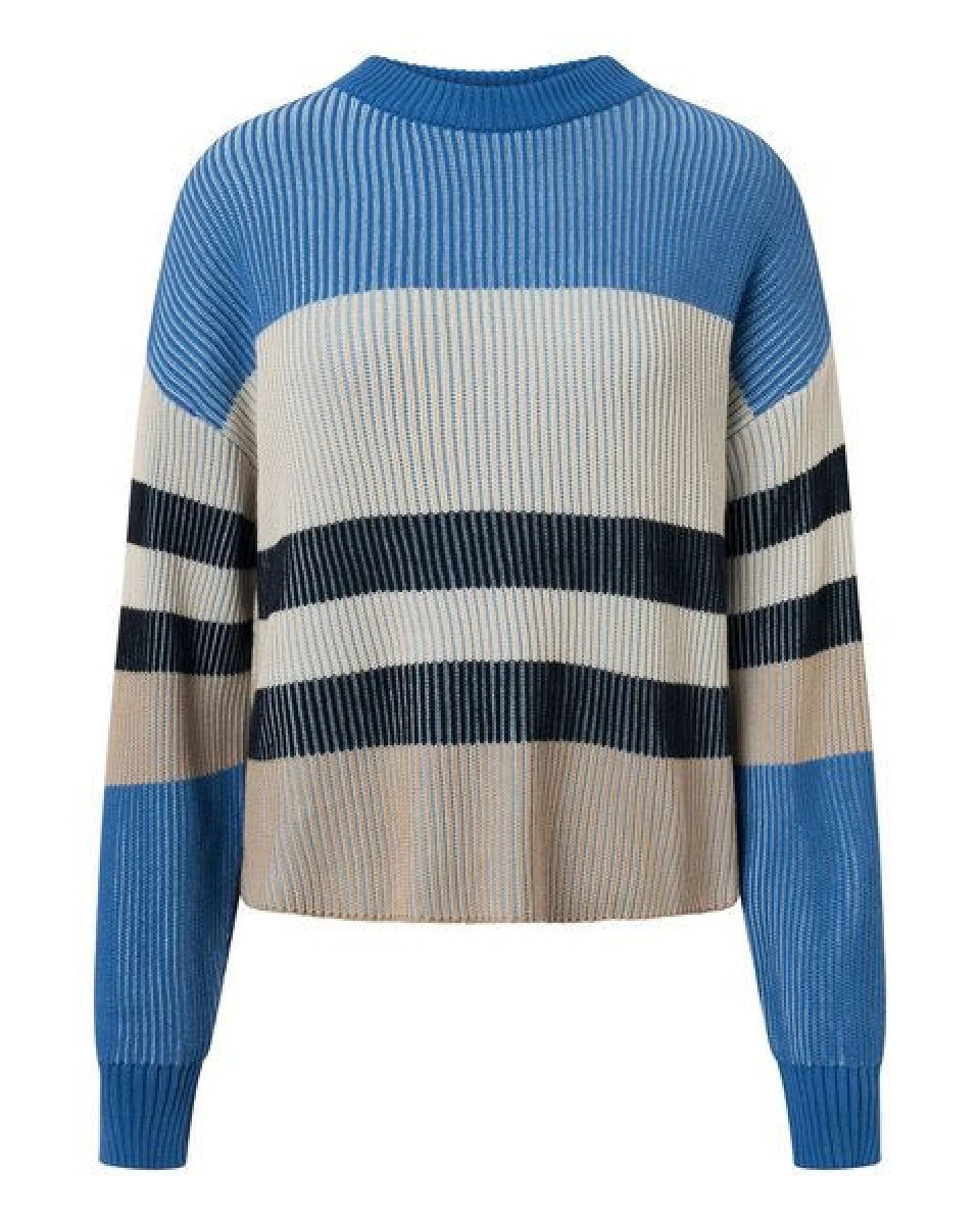 KnowledgeCotton Apparel Strickpullover aus Bio-Baumwolle und Modal – Ansicht 4