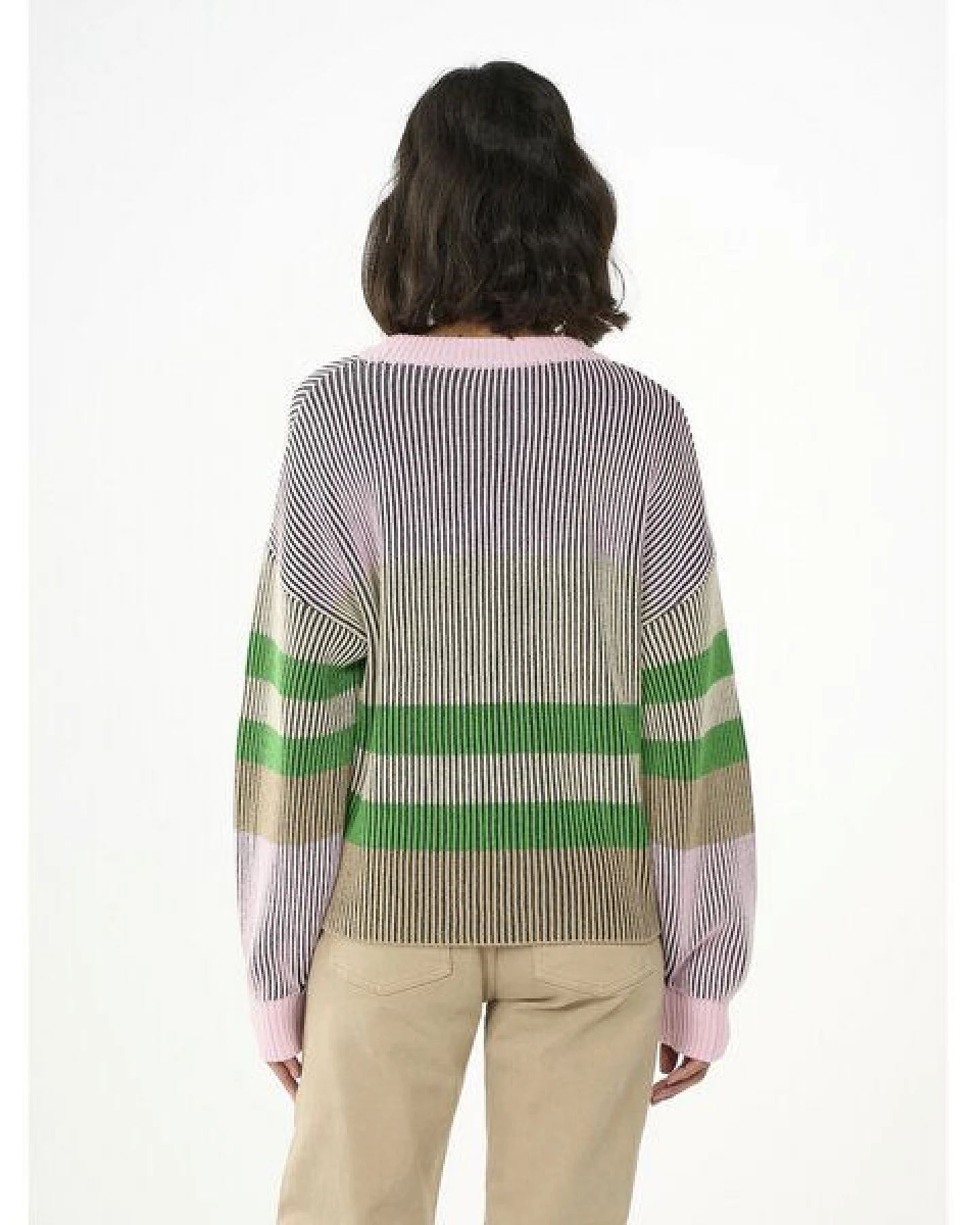 KnowledgeCotton Apparel Strickpullover aus Bio-Baumwolle und Modal – Ansicht 2