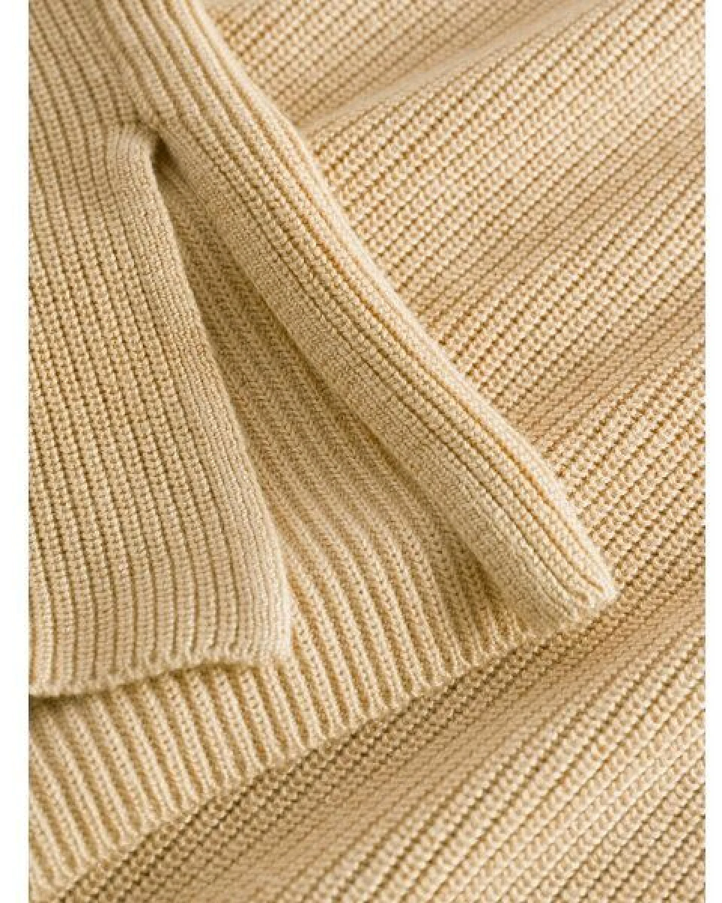 KnowledgeCotton Apparel Strickpullover mit V-Ausschnitt aus EcoVero – Ansicht 4
