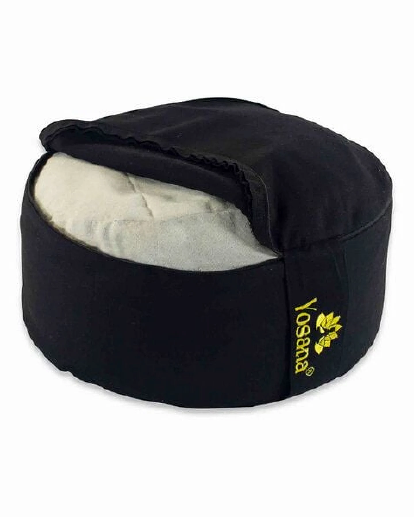 Yosana Yogakissen XL, 35cm rund, Meditationskissen mit Deutscher Bio-Dinkelspelzen Füllung – Ansicht 4
