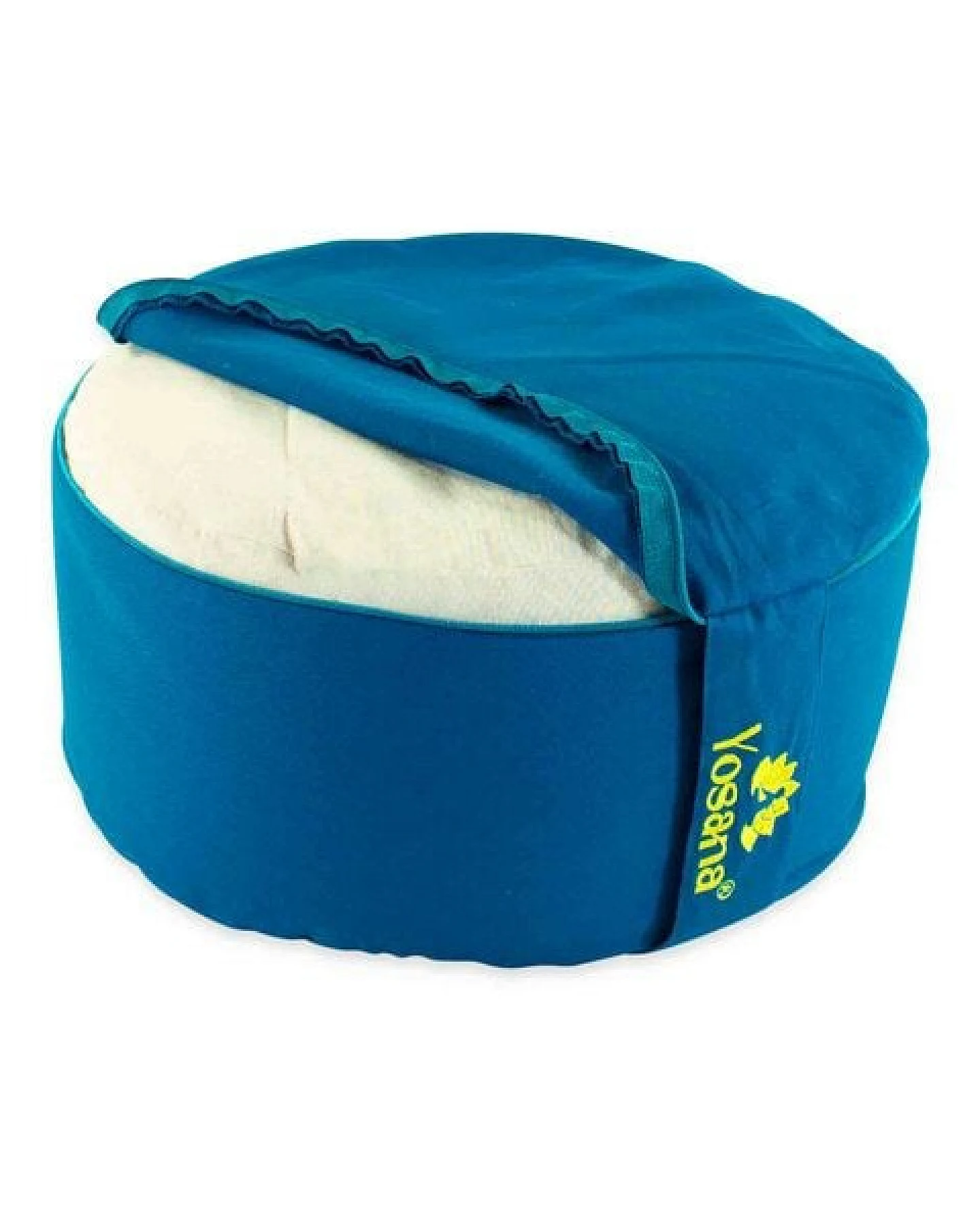 Yosana Yogakissen XL, 35cm rund, Meditationskissen mit Deutscher Bio-Dinkelspelzen Füllung – Ansicht 4