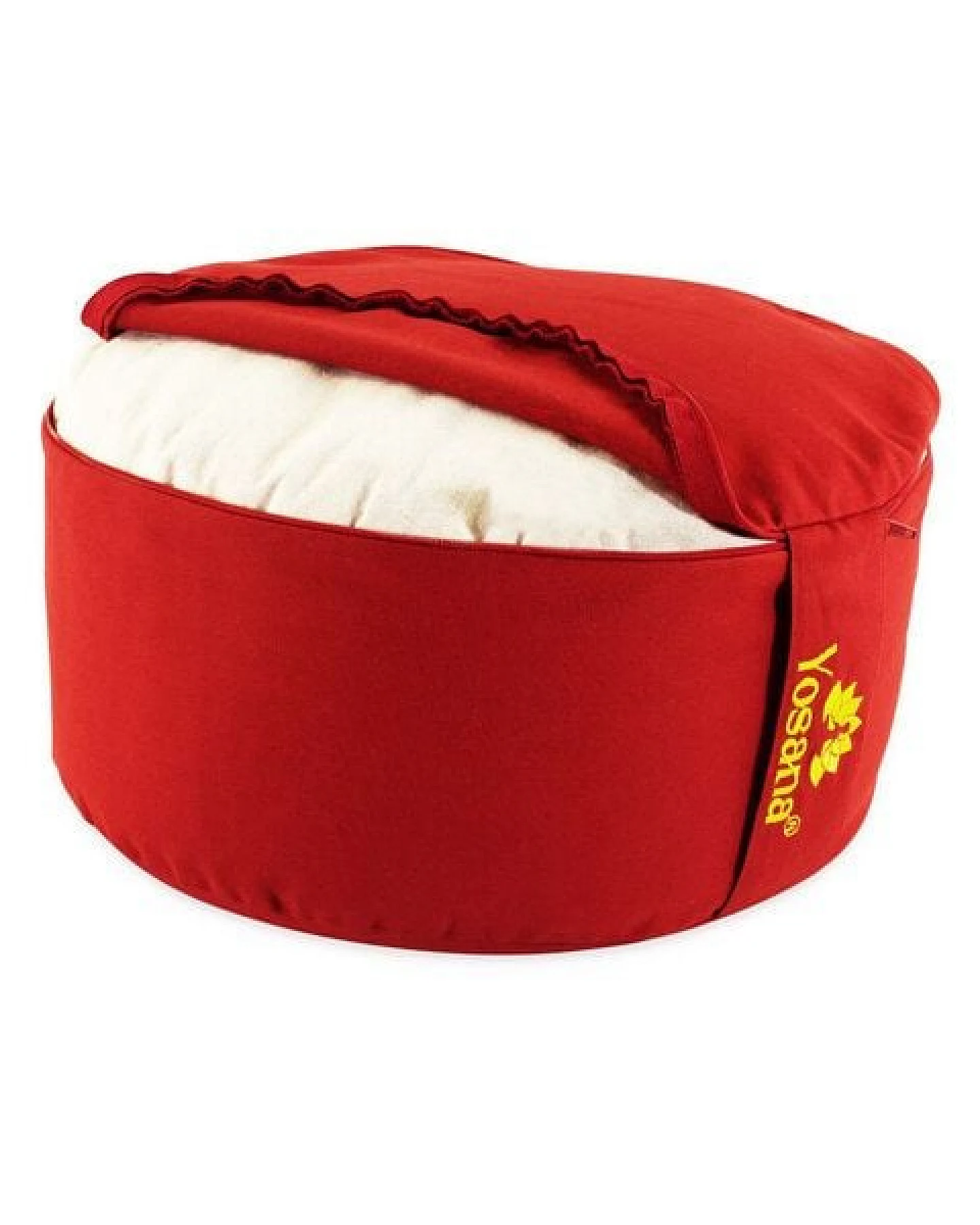 Yosana Yogakissen XL, 35cm rund, Meditationskissen mit Deutscher Bio-Dinkelspelzen Füllung – Ansicht 4
