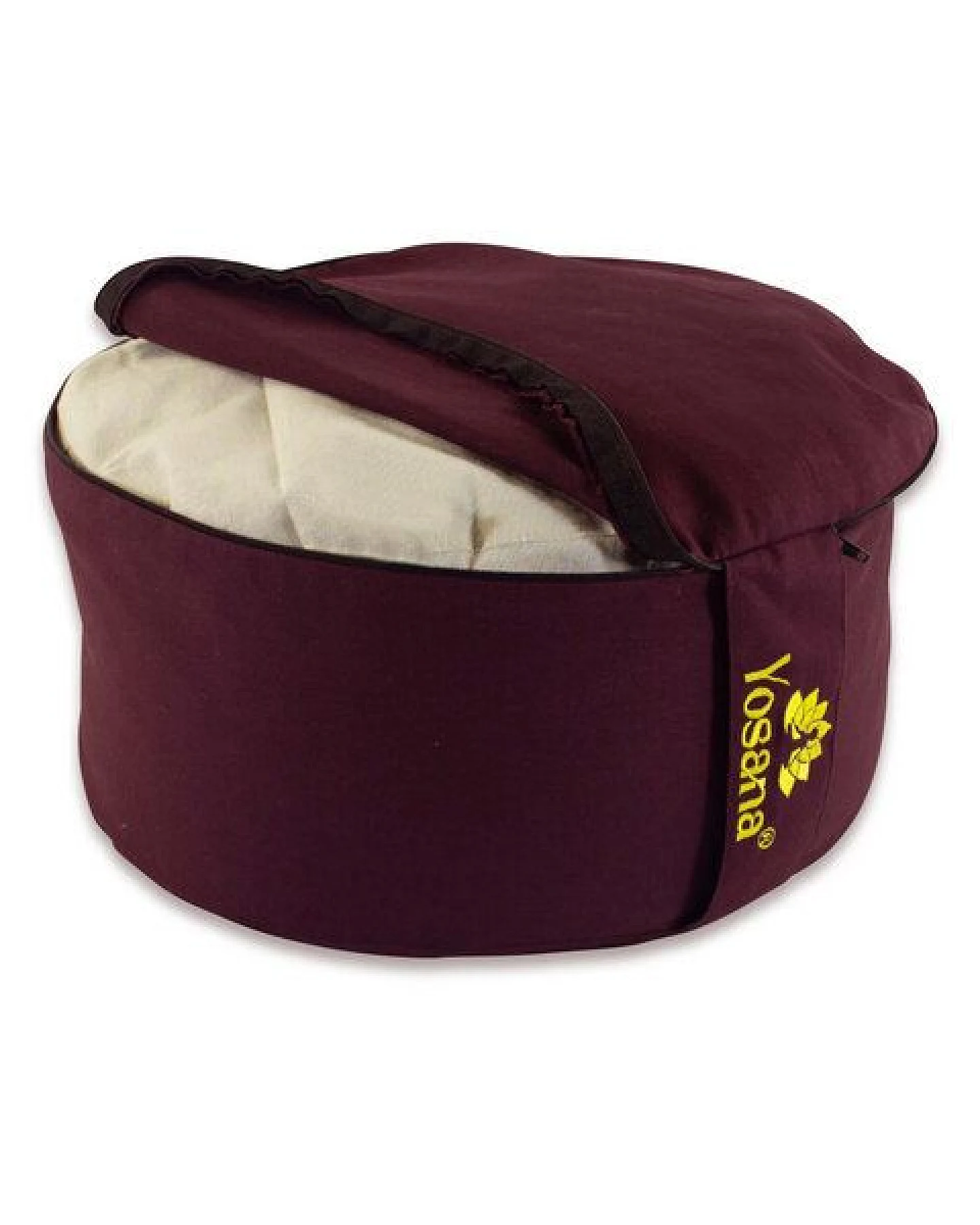 Yosana Yogakissen XL, 35cm rund, Meditationskissen mit Deutscher Bio-Dinkelspelzen Füllung – Ansicht 4