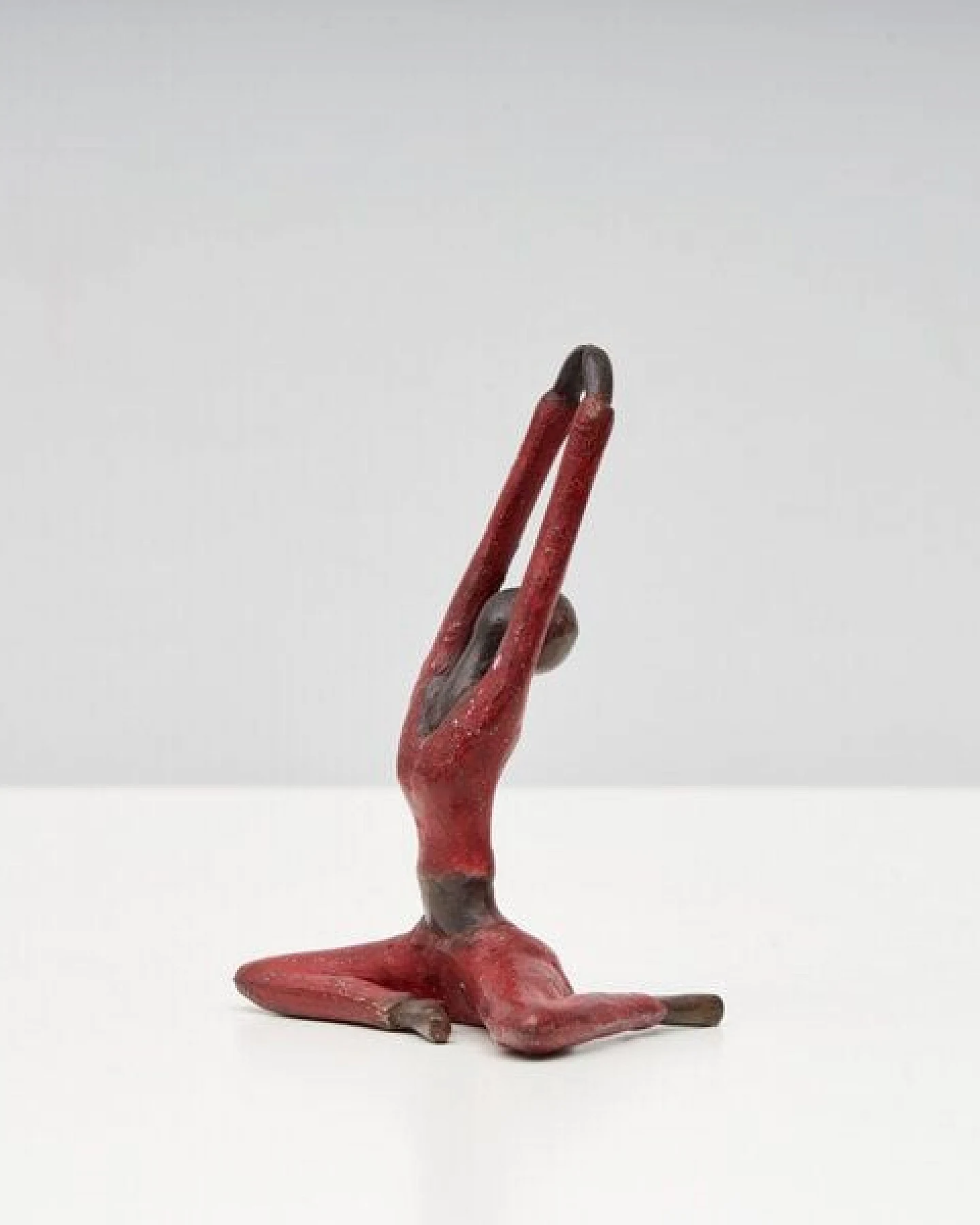 Moogoo Creative Africa Bronze-Skulptur Yoga "Barbara" – Ansicht 2