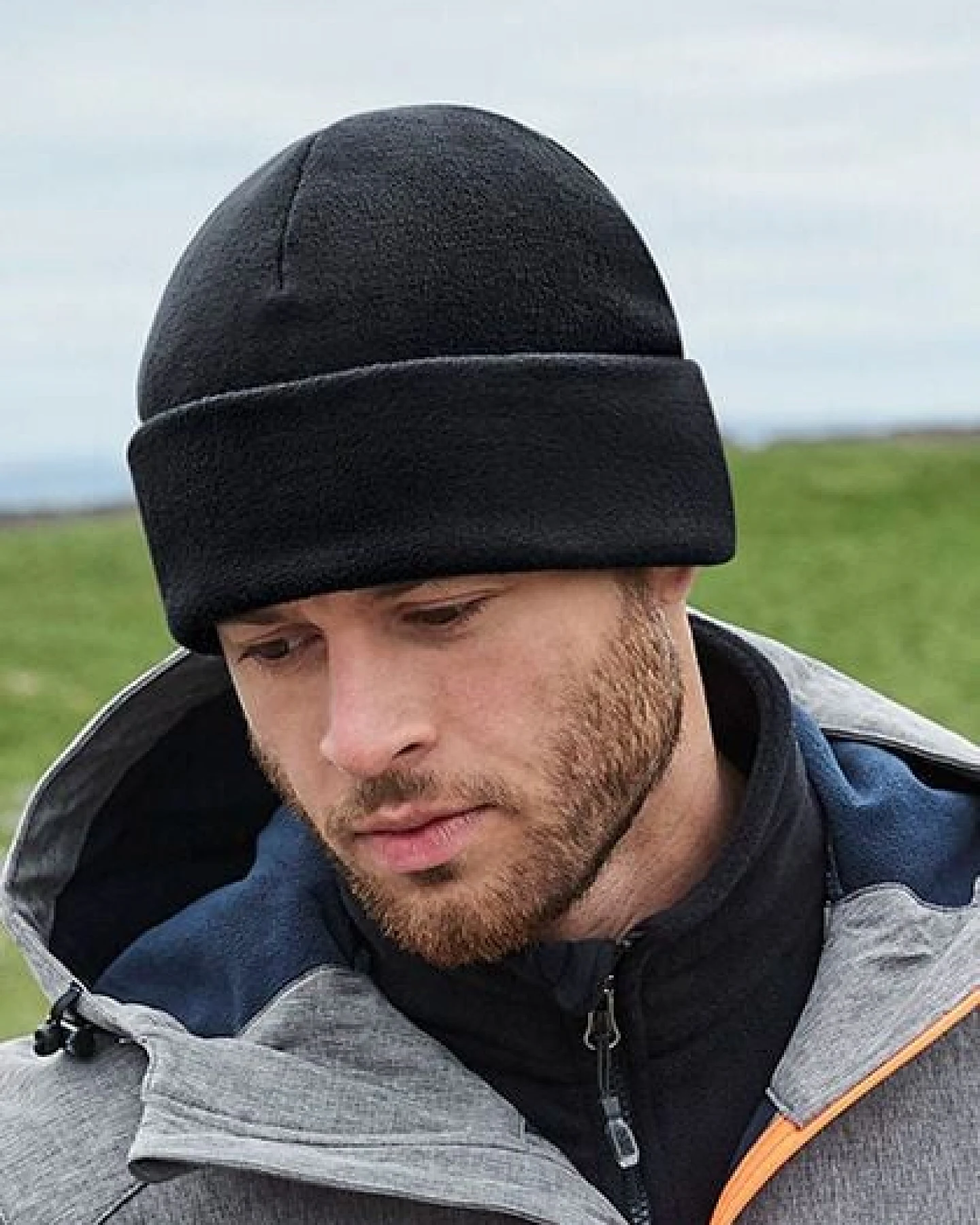 Beechfield Damen / Herren Fleece Cuffed Beanie Mütze Wintermütze – Ansicht 2