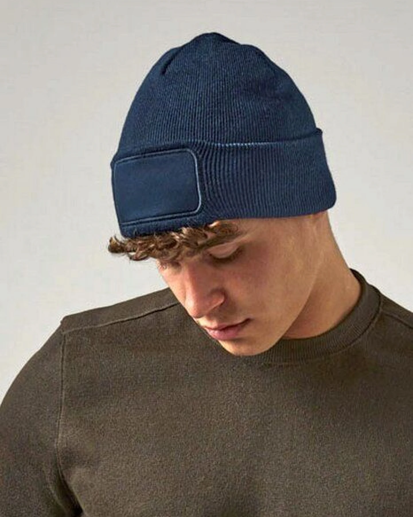 Beechfield Damen/Herren Recycled Original Patch Beanie Mütze Wintermütze – Ansicht 2
