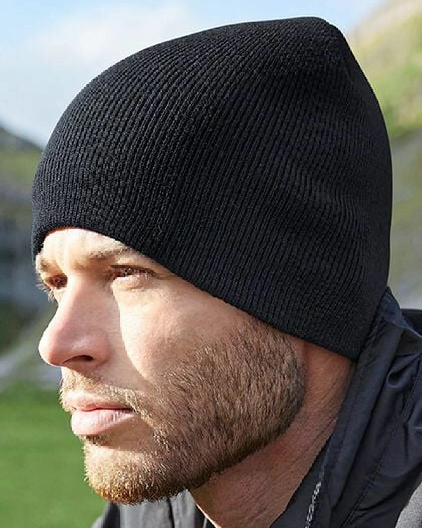 Beechfield Damen/Herren Recycled Original Pull-On Beanie Mütze Wintermütze – Ansicht 2
