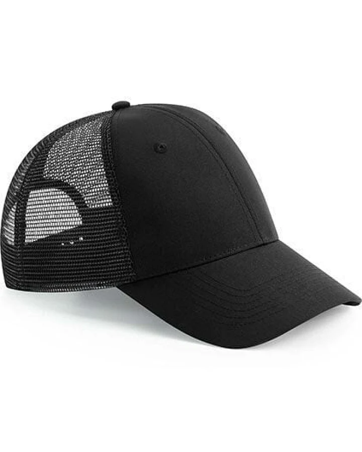 Beechfield Damen / Herren Recycelte Basecap Urbanwear 6 Panel Snapback Truckercap