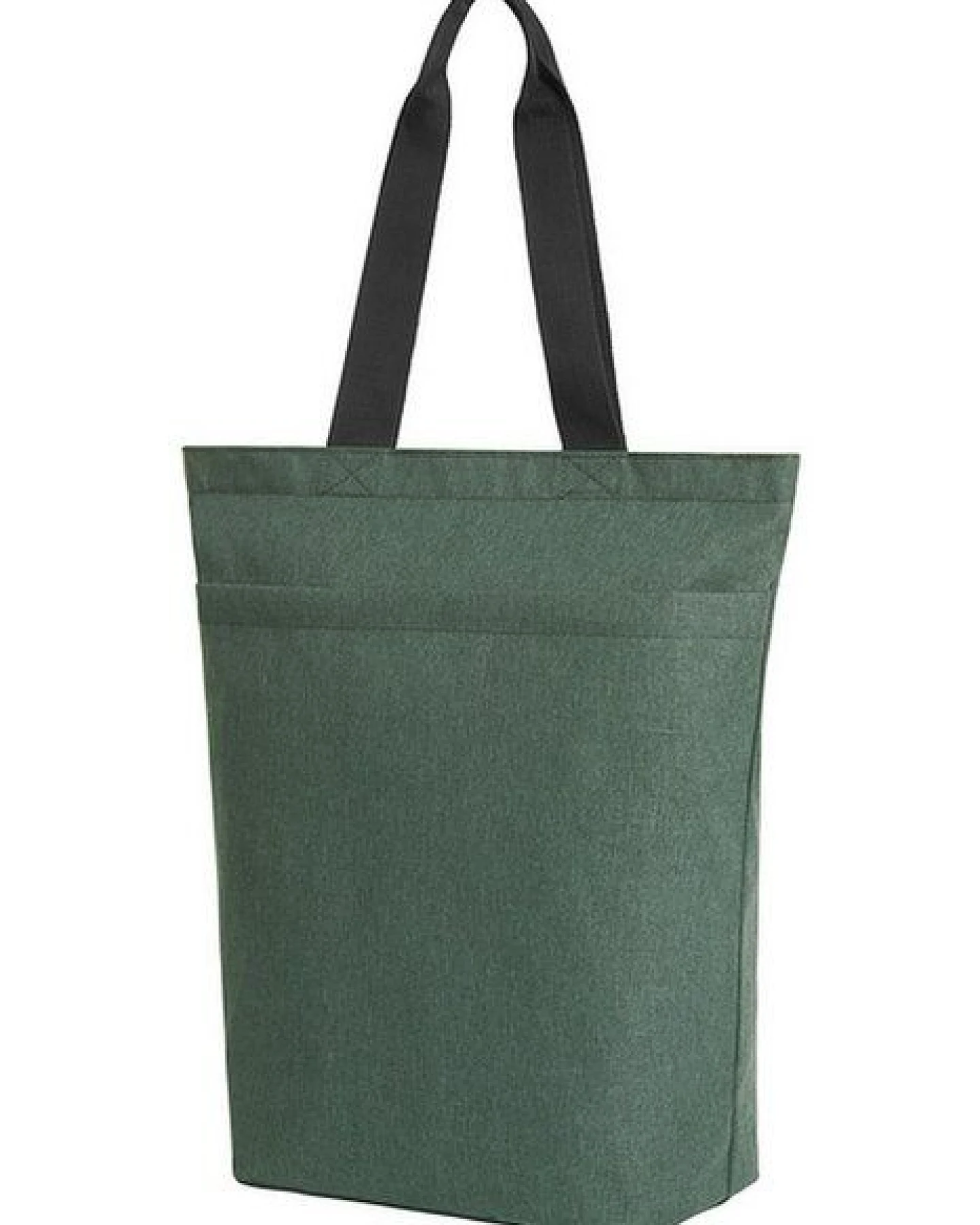 Halfar Einkaufstasche mit Boden und Vortasche mit Reißverschluss Recyceltes Polyester – Ansicht 4
