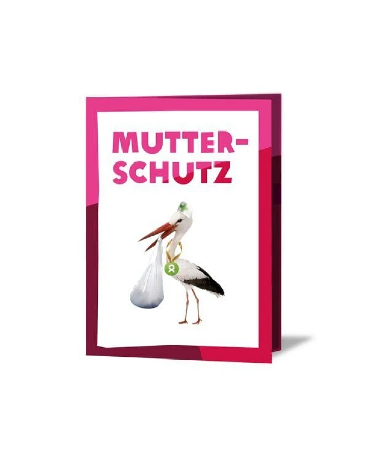 OxfamUnverpackt Spenden-Geschenk "Eine sichere Geburt" (Grußkarte mit Magnet)