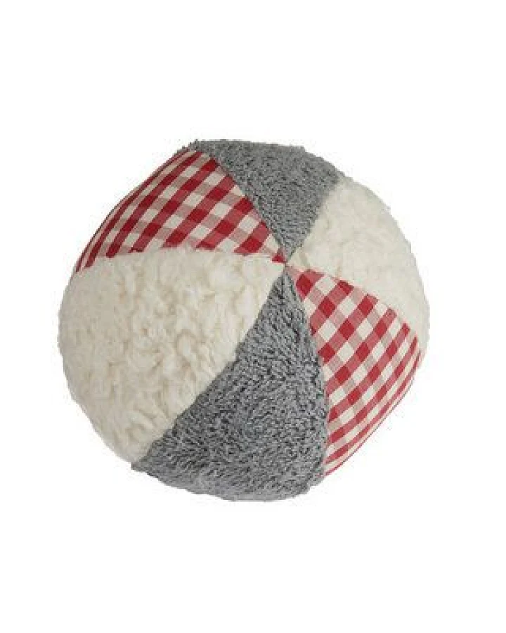 Efie Rassel Ball grau klein, kbA (organic)