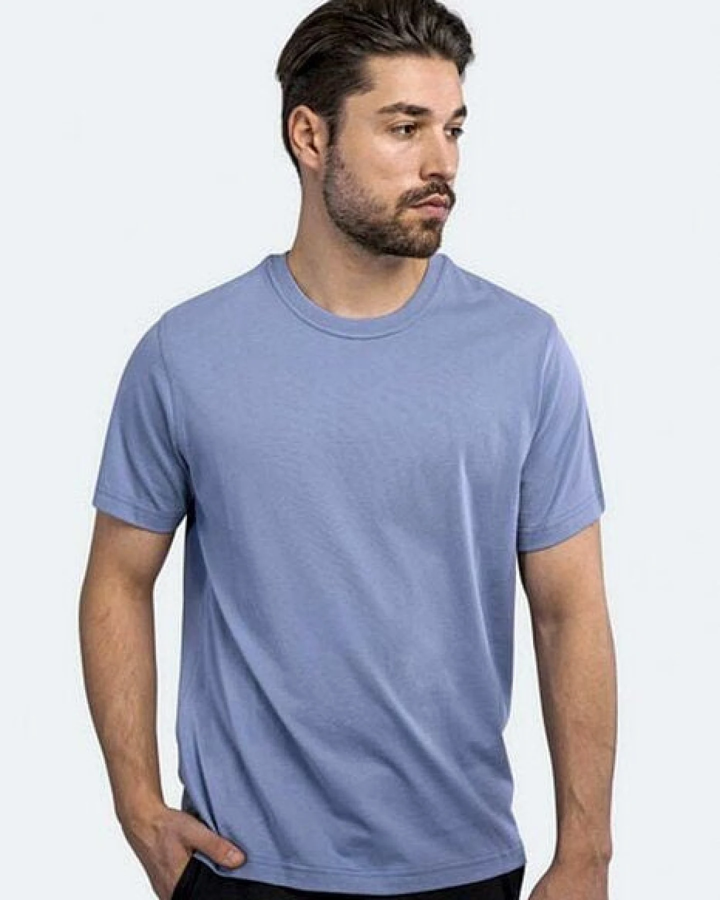 HRM Herren Rundhals T-Shirt 8 Farben bis Größe 6XL aus zertifzierter Bio - Baumwolle Unisex – Ansicht 2