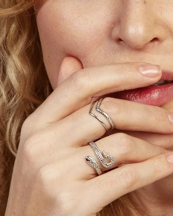 Größenverstellbarer BOHO Ring ca. Ø 17 - 19mm von Elektropulli