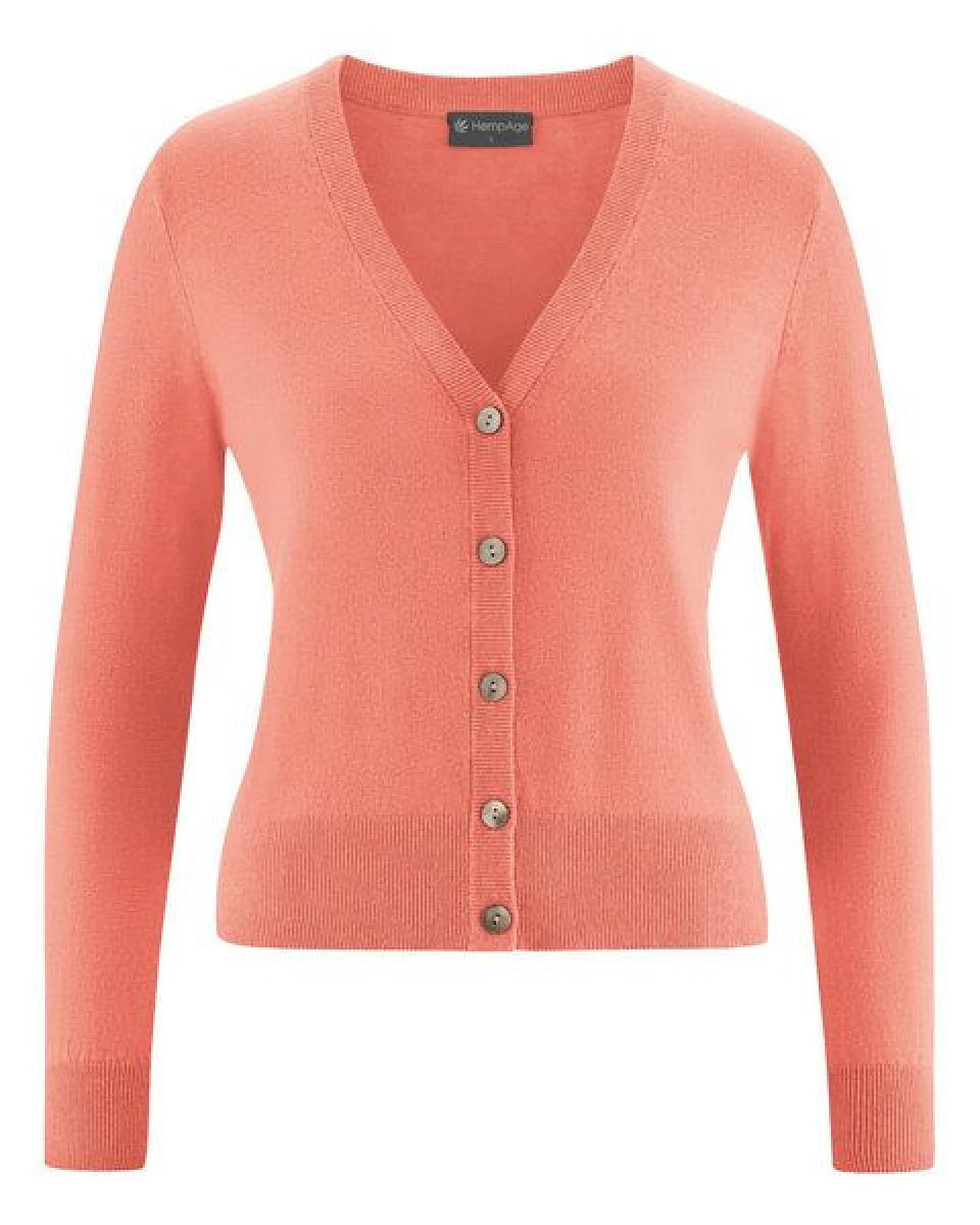 Hempage Damen Strickjacke kurz Hanf/Bio-Baumwolle – Ansicht 2
