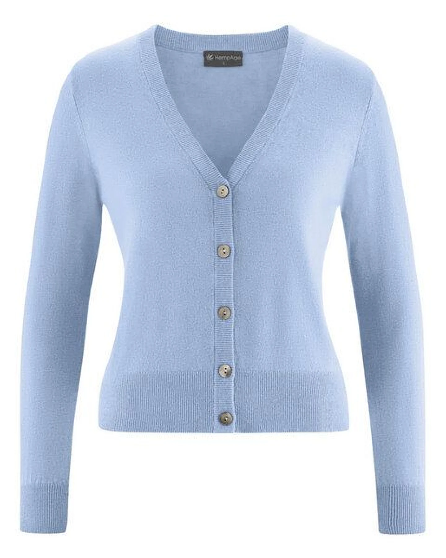 Hempage Damen Strickjacke kurz Hanf/Bio-Baumwolle – Ansicht 2