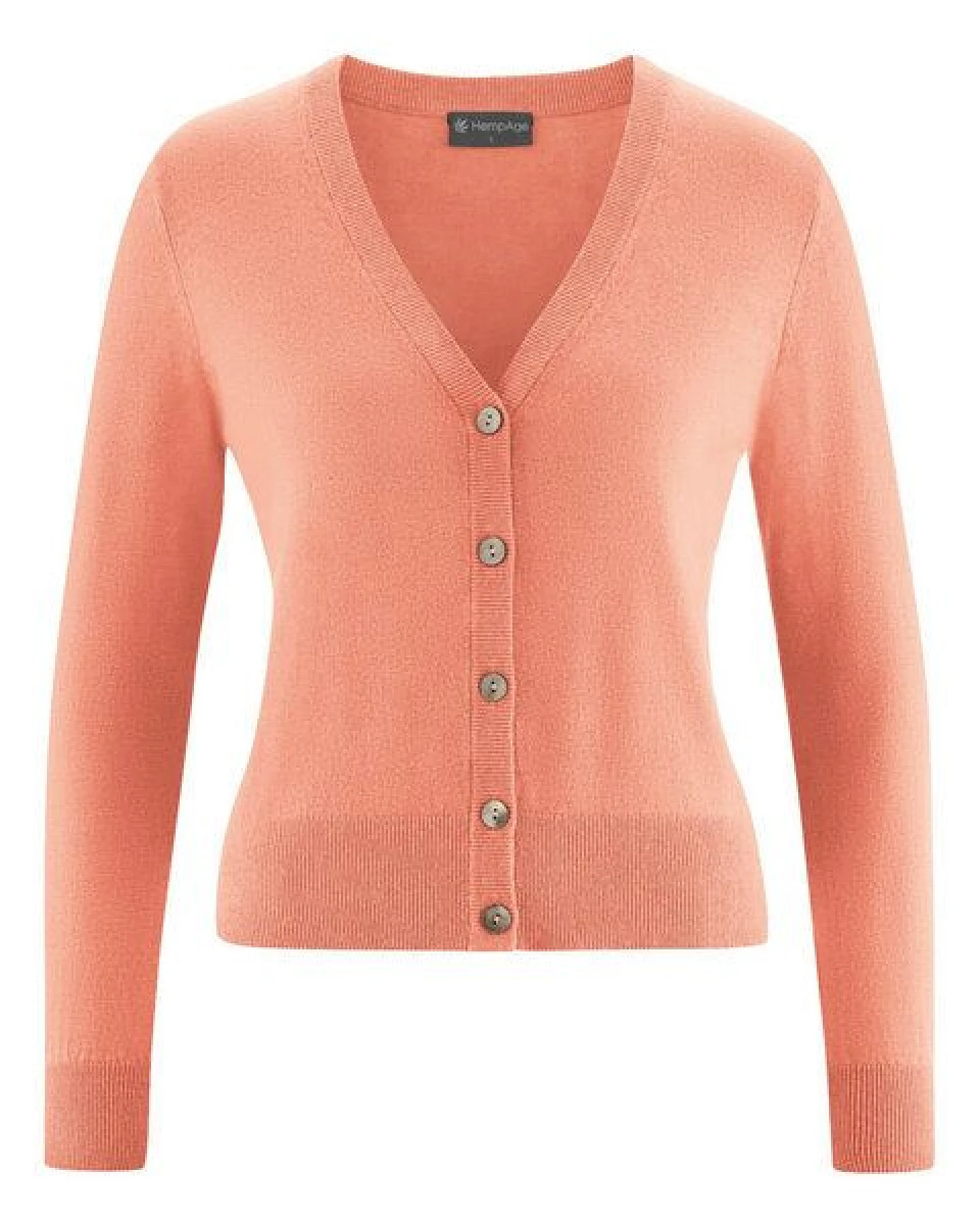 Hempage Damen Strickjacke kurz Hanf/Bio-Baumwolle – Ansicht 2