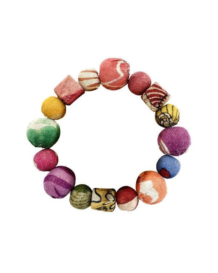 Worldfinds Kantha Armband Primary Shapes