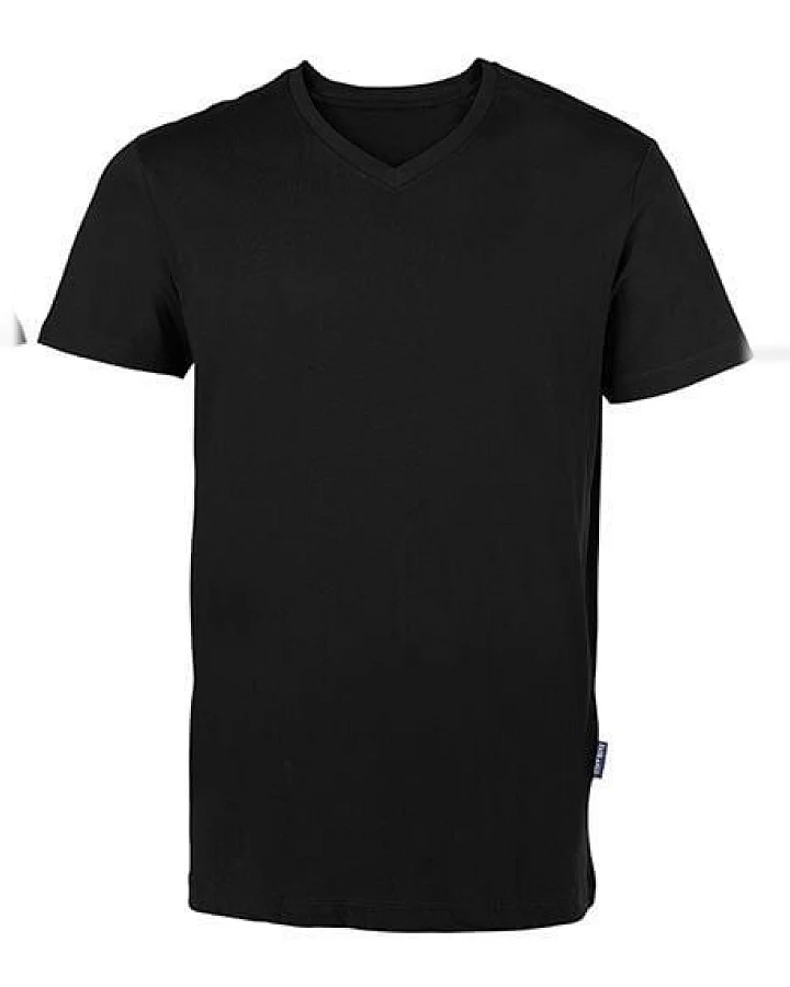 HRM Herren T-Shirt V-Ausschnitt 8 Farben bis Größe 6XL aus zert. Bio - Baumwolle Unisex
