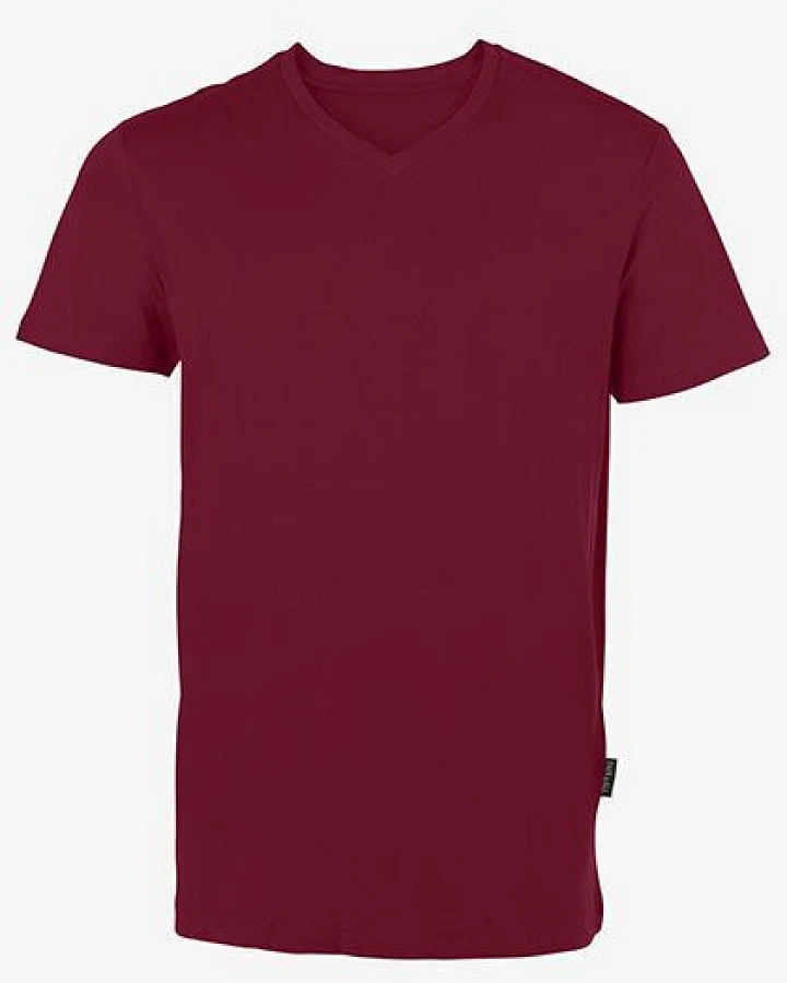 HRM Herren T-Shirt V-Ausschnitt 8 Farben bis Größe 6XL aus zert. Bio - Baumwolle Unisex