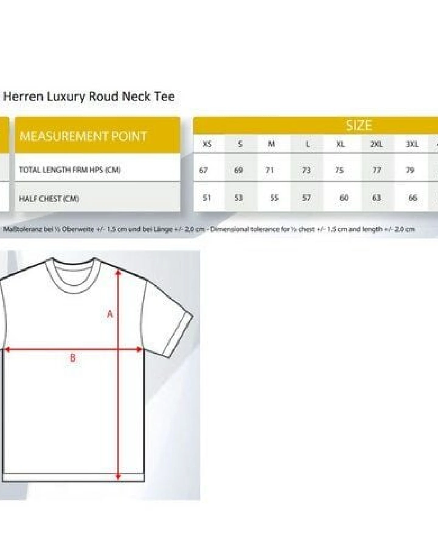 HRM Herren Rundhals T-Shirt Berufsbekleidung 11 Farben bis Gr. 6XL aus zertifizierter Bio-Baumwolle Unisex – Ansicht 3