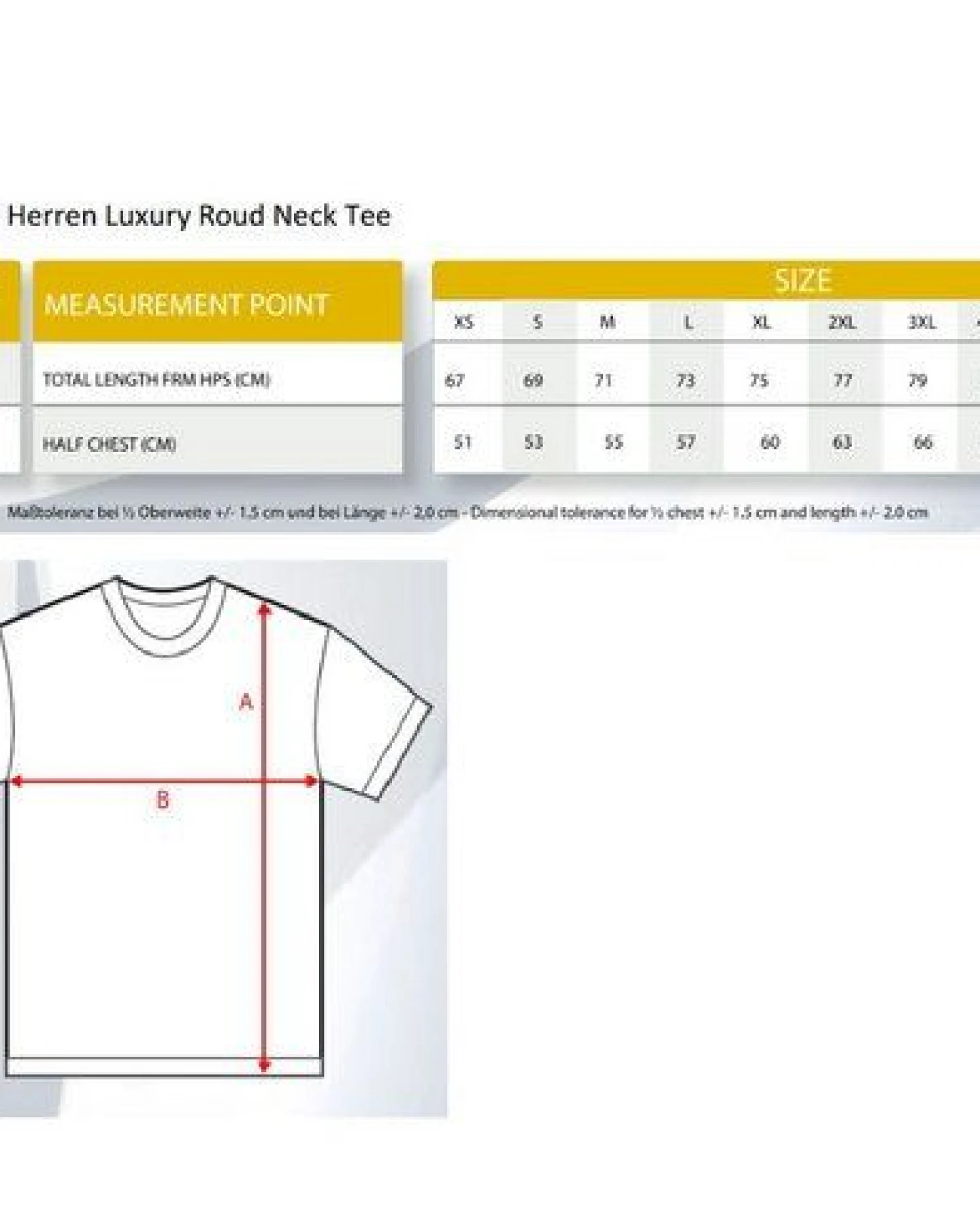 HRM Herren Rundhals T-Shirt Berufsbekleidung 11 Farben bis Gr. 6XL aus zertifizierter Bio-Baumwolle Unisex – Ansicht 3