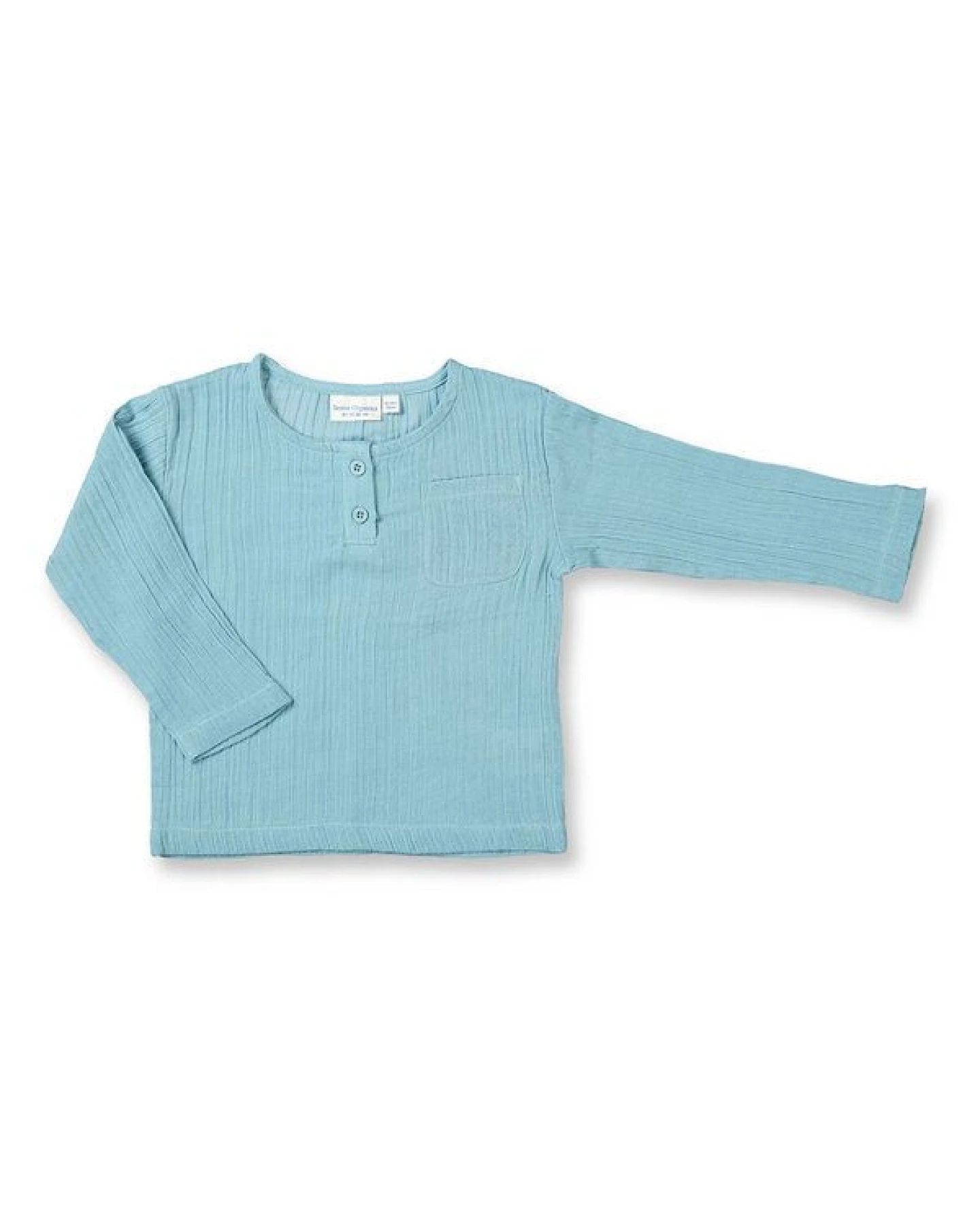 sense-organics Sense Organics Kinder Musselin Langarm Shirt Bio Baumwolle – Ansicht 2