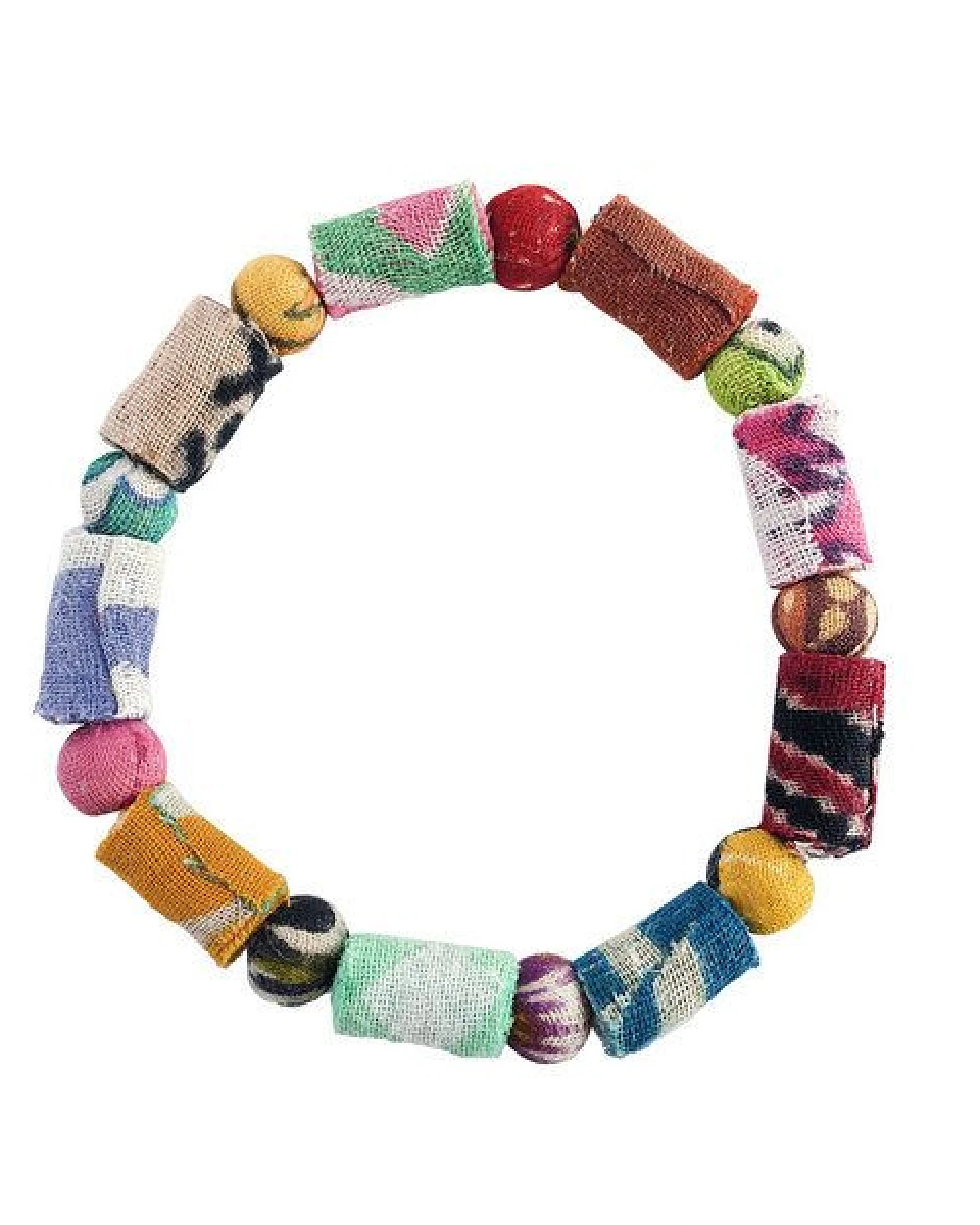 Worldfinds Kantha Armband Dot Dash – Ansicht 2