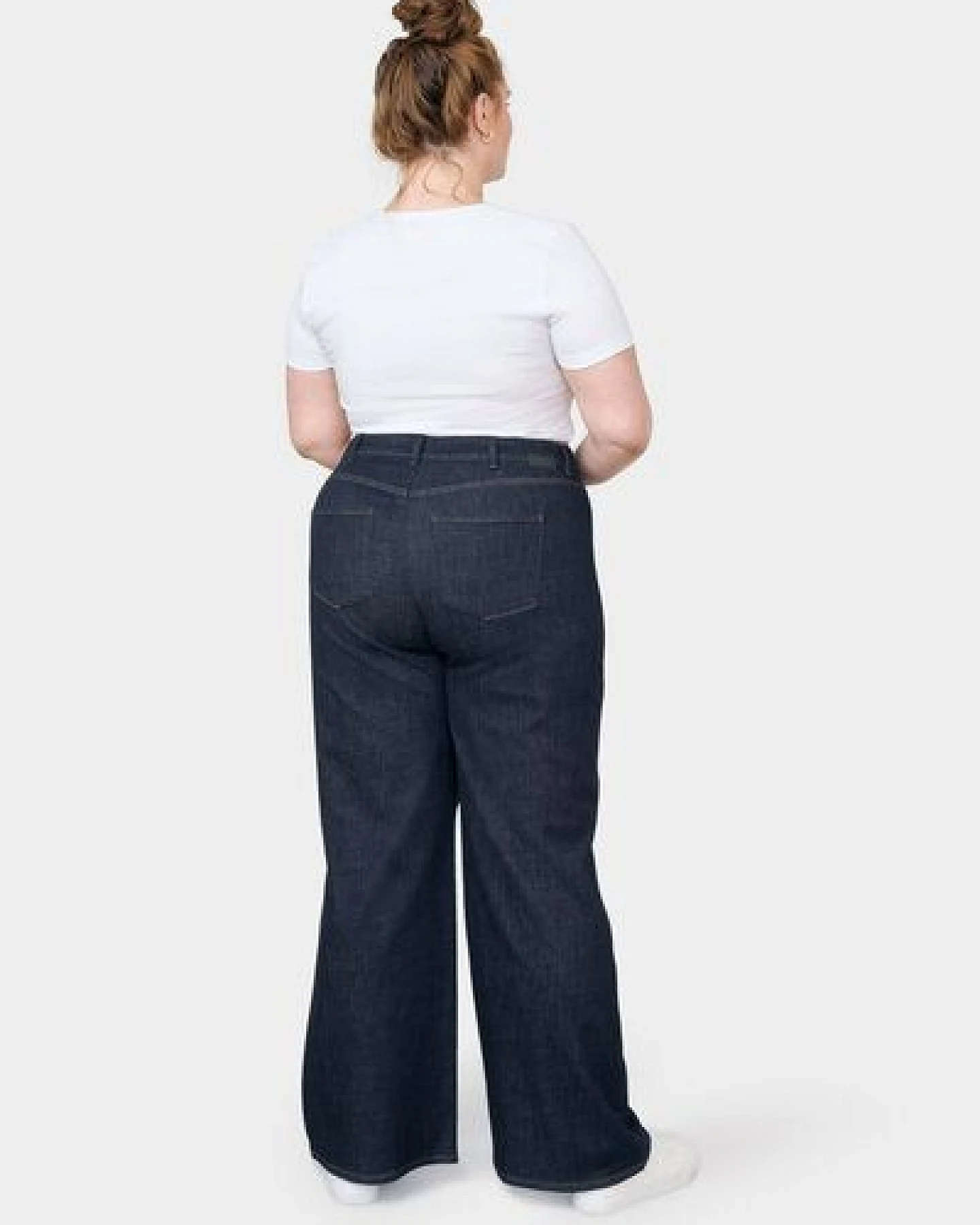 Damen Jeans DEW High Waist Flared DAWN Bio-Baumwolle Curvy – Ansicht 3