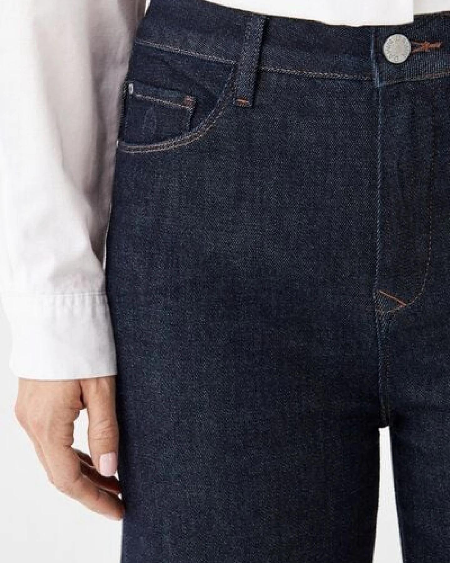 Damen Jeans DEW High Waist Flared DAWN Bio-Baumwolle – Ansicht 4