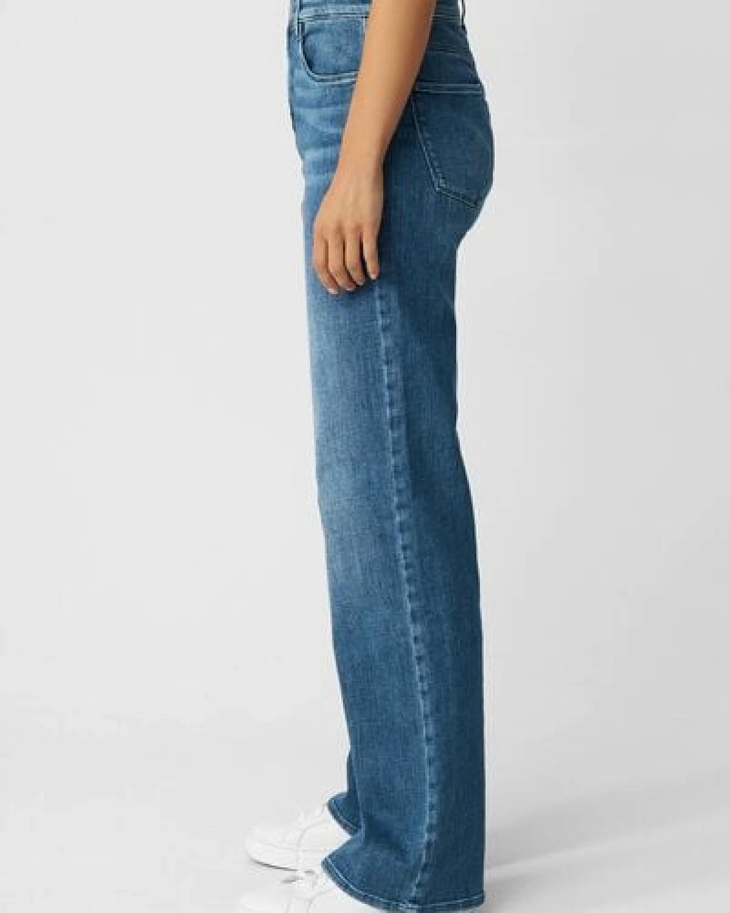 Damen Jeans DEW High Waist Flared DAWN Bio-Baumwolle – Ansicht 2