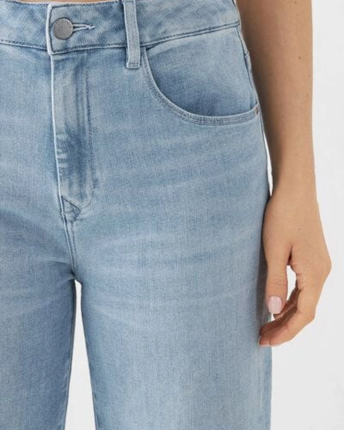 Damen Jeans DEW High Waist Flared DAWN Bio-Baumwolle – Ansicht 3