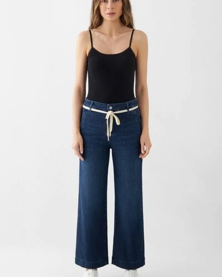 Damen Jeans DEW Flared High Waist French Pocket DAWN Bio-Baumwolle