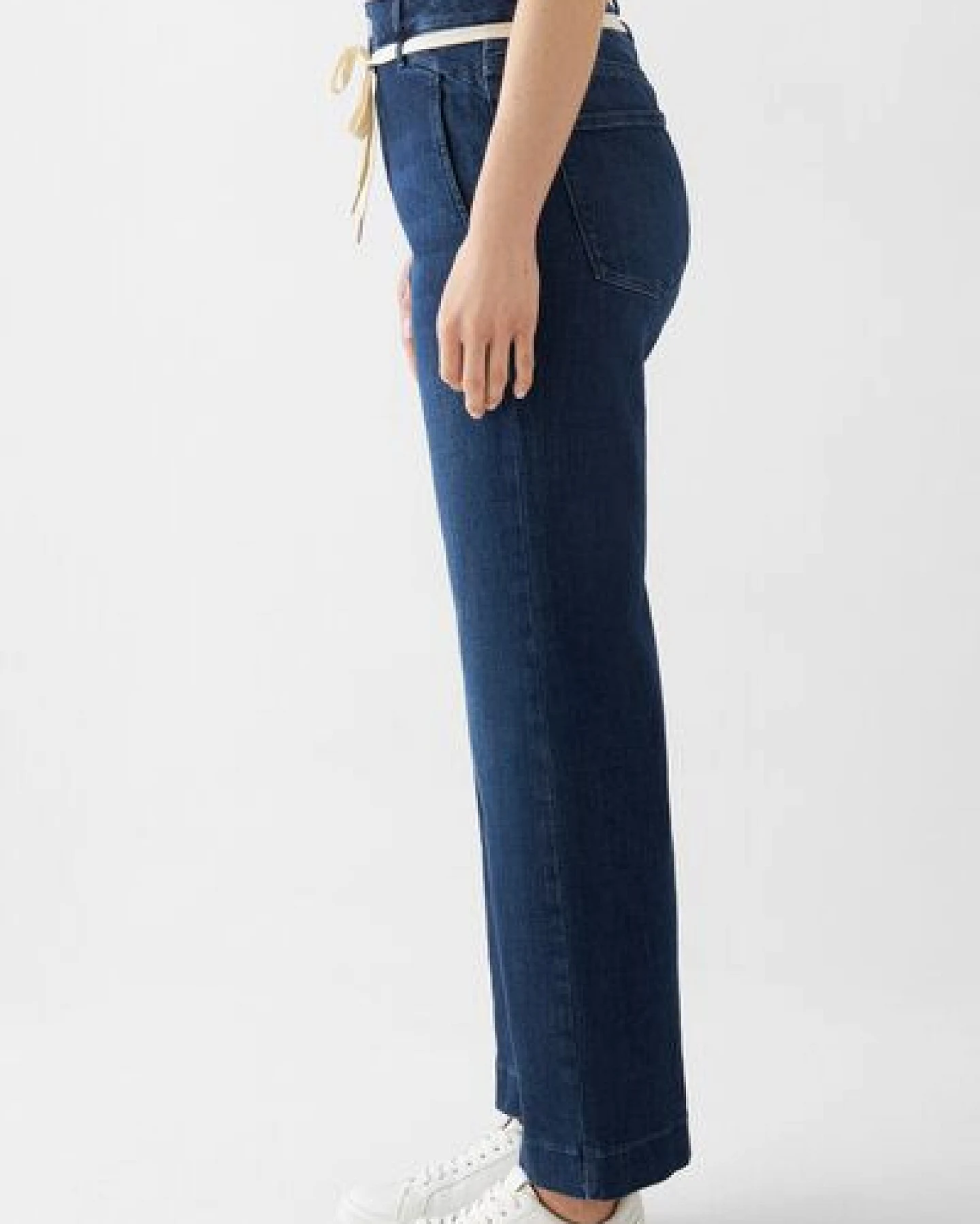 Damen Jeans DEW Flared High Waist French Pocket DAWN Bio-Baumwolle – Ansicht 2