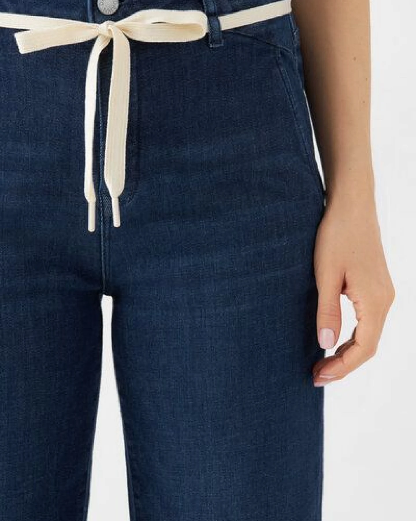 Damen Jeans DEW Flared High Waist French Pocket DAWN Bio-Baumwolle – Ansicht 3