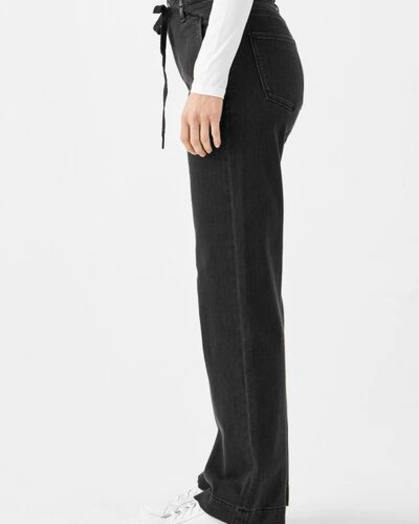 Damen Jeans DEW Flared High Waist French Pocket DAWN Bio-Baumwolle – Ansicht 2