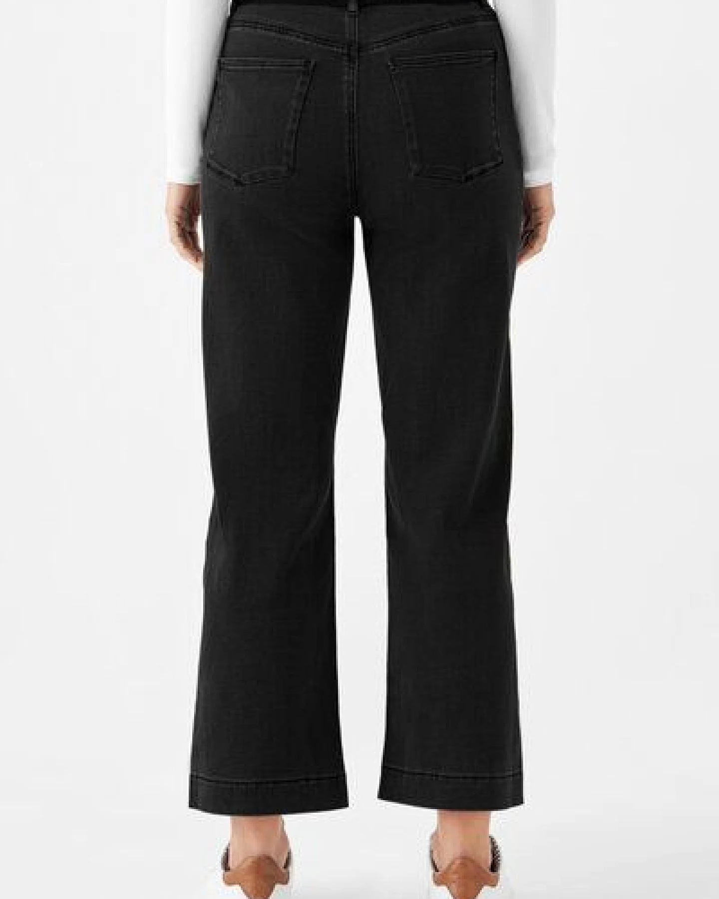 Damen Jeans DEW Flared High Waist French Pocket DAWN Bio-Baumwolle – Ansicht 3