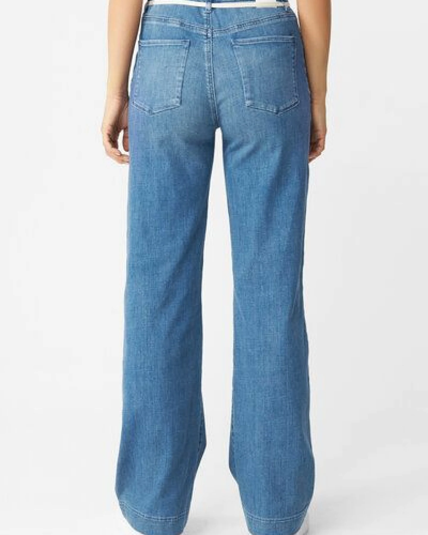 Damen Jeans DEW Flared High Waist French Pocket DAWN Bio-Baumwolle – Ansicht 3