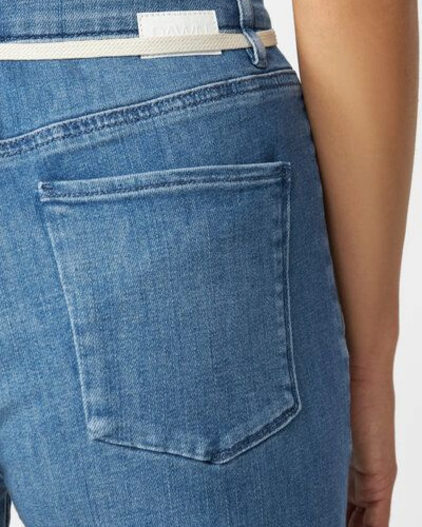 Damen Jeans DEW Flared High Waist French Pocket DAWN Bio-Baumwolle – Ansicht 4