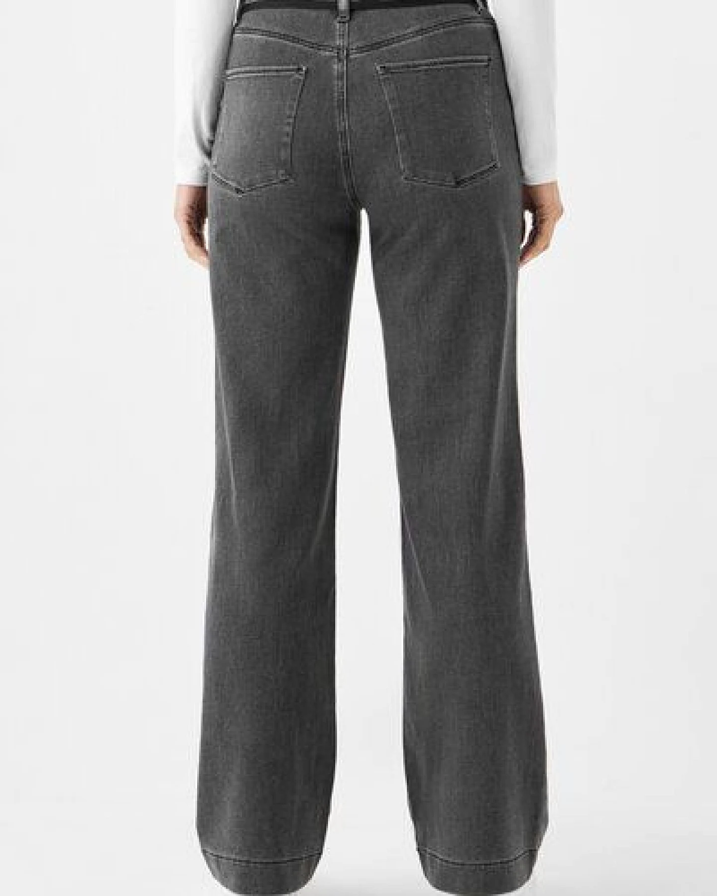 Damen Jeans DEW Flared High Waist French Pocket DAWN Bio-Baumwolle – Ansicht 3