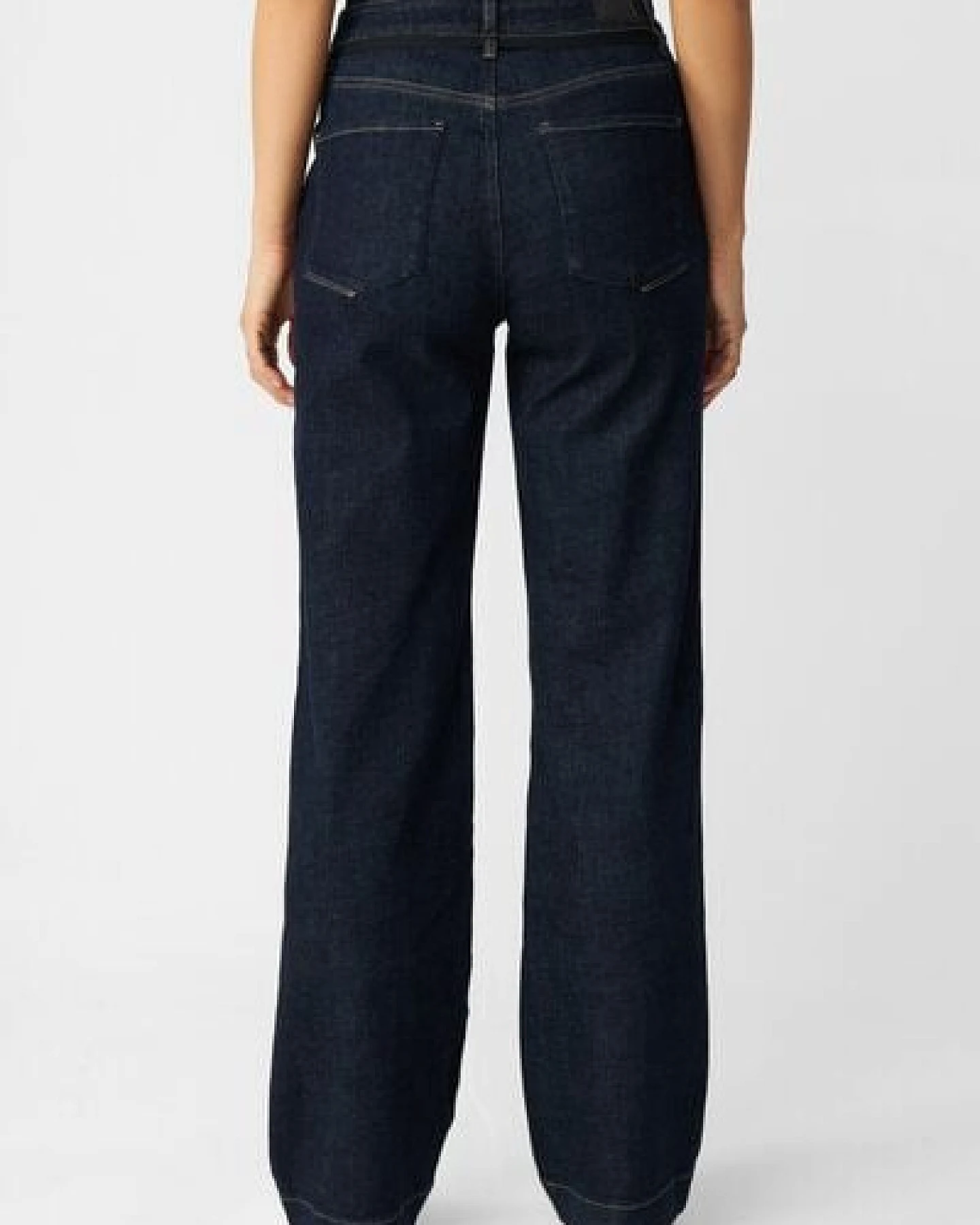 Damen Jeans DEW Flared High Waist French Pocket DAWN Bio-Baumwolle – Ansicht 3