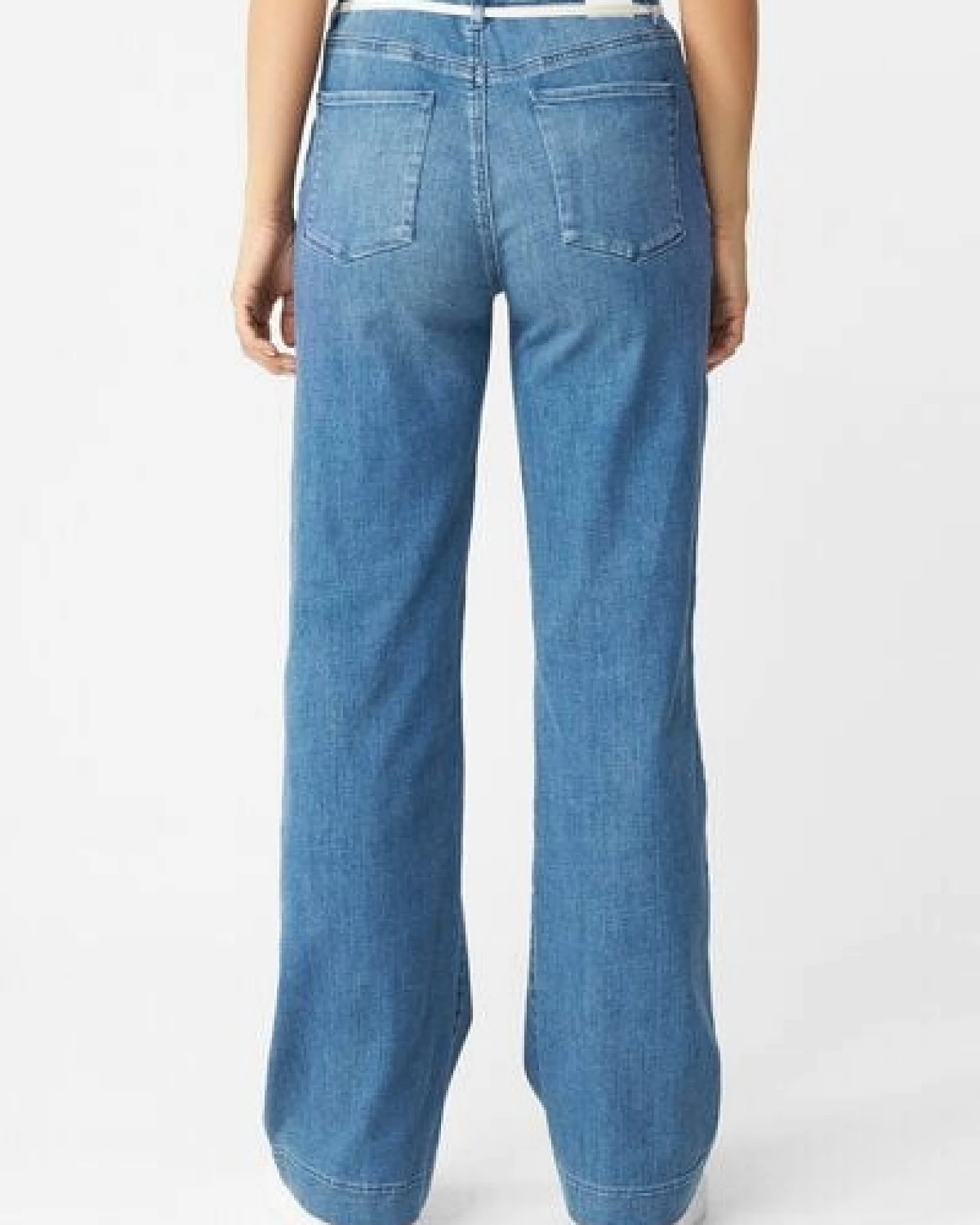 Damen Jeans DEW Flared High Waist French Pocket DAWN Bio-Baumwolle – Ansicht 3