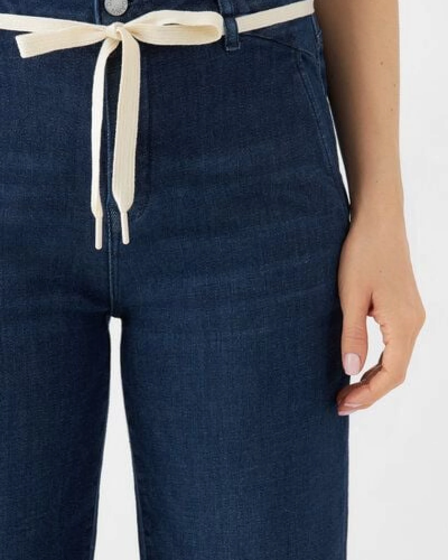 Damen Jeans DEW Flared High Waist French Pocket DAWN Bio-Baumwolle – Ansicht 4