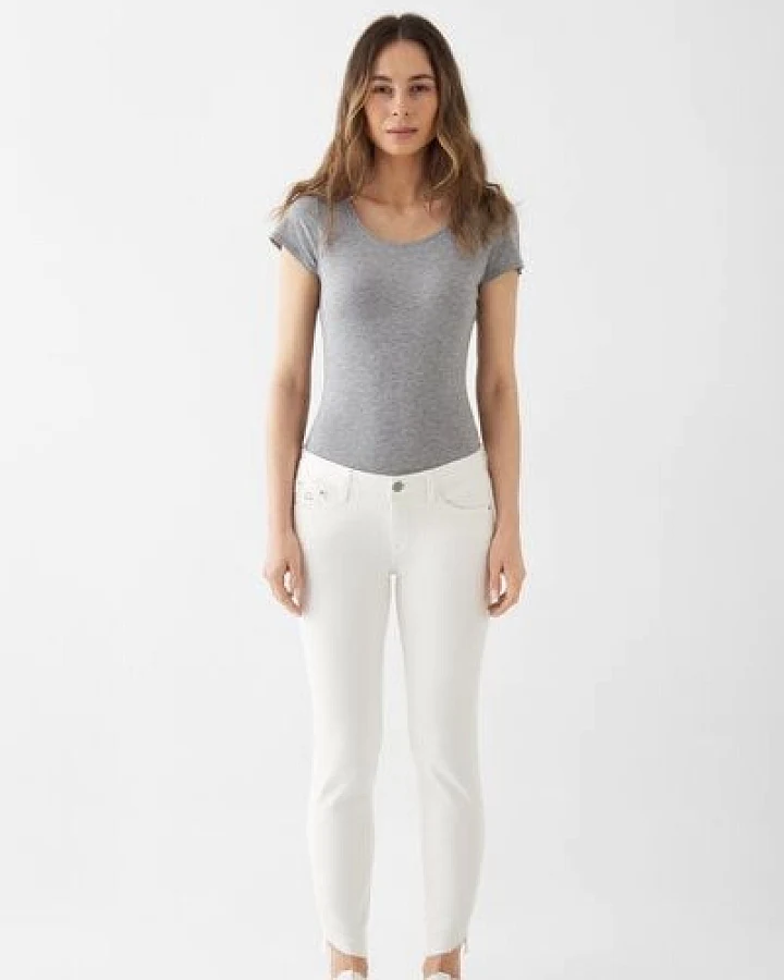 Damen Jeans MID SUN Slim Design Details DAWN Bio-Baumwolle