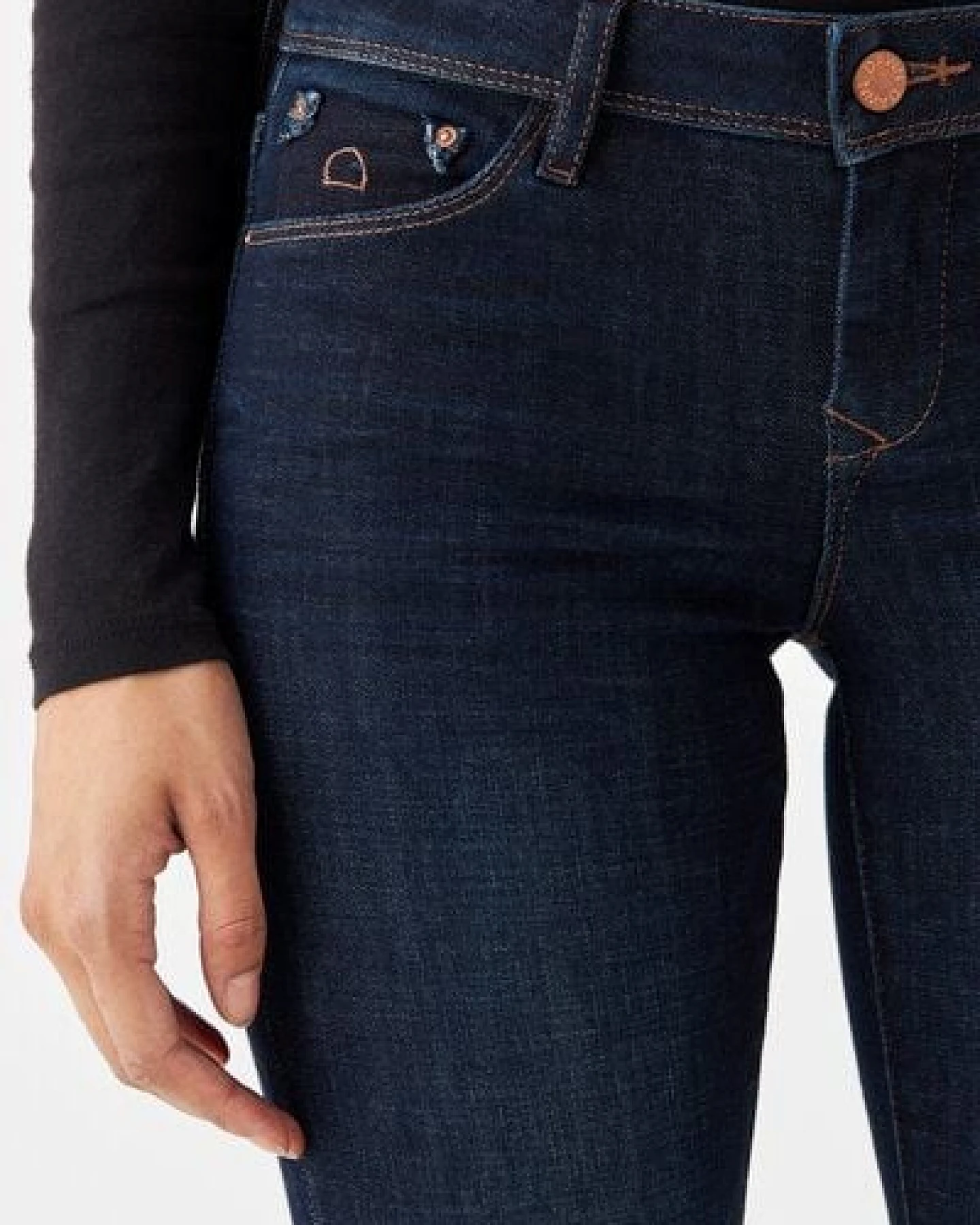 Damen Jeans MID SUN Slim Design Details DAWN Bio-Baumwolle – Ansicht 4