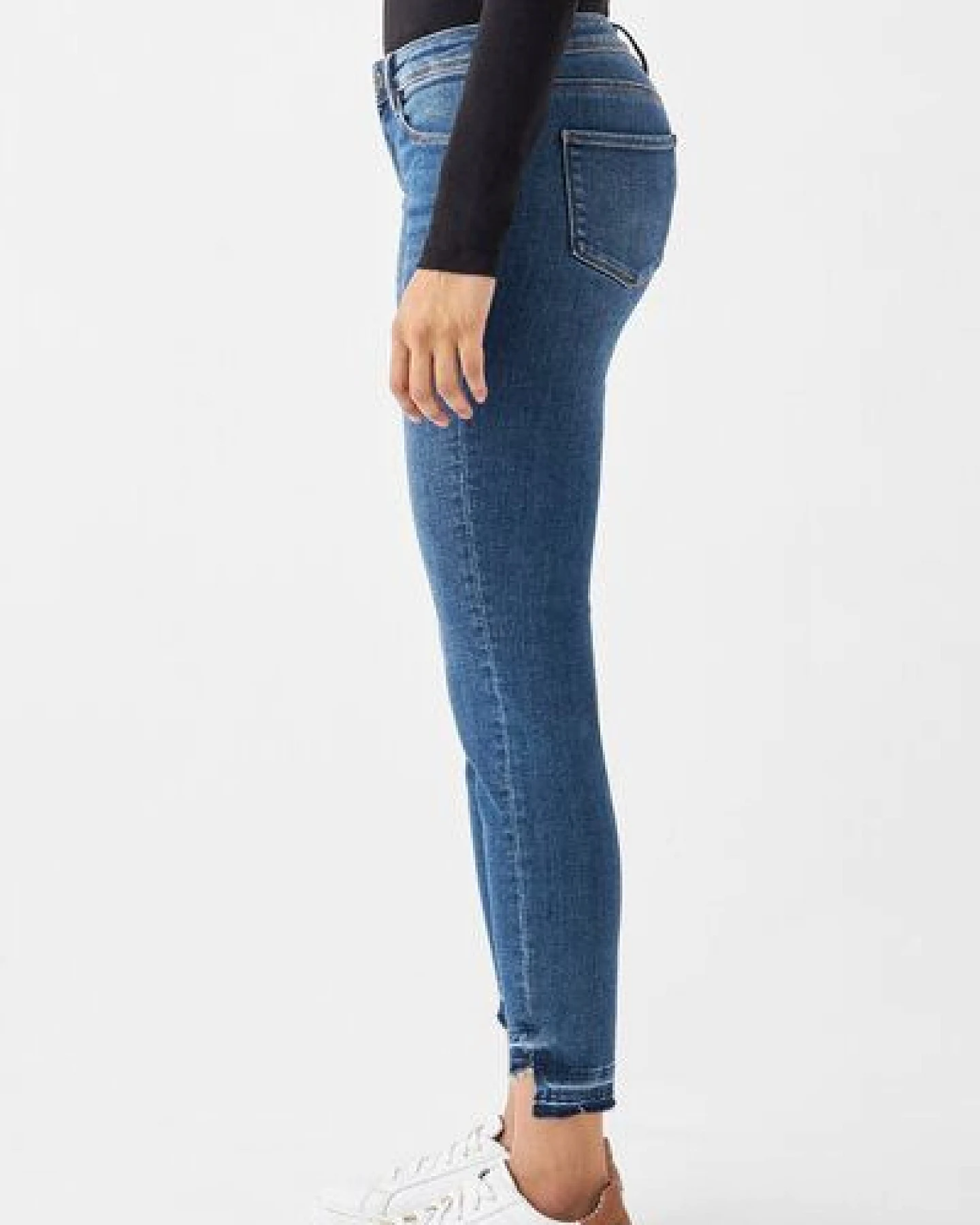 Damen Jeans MID SUN Slim Design Details DAWN Bio-Baumwolle – Ansicht 2