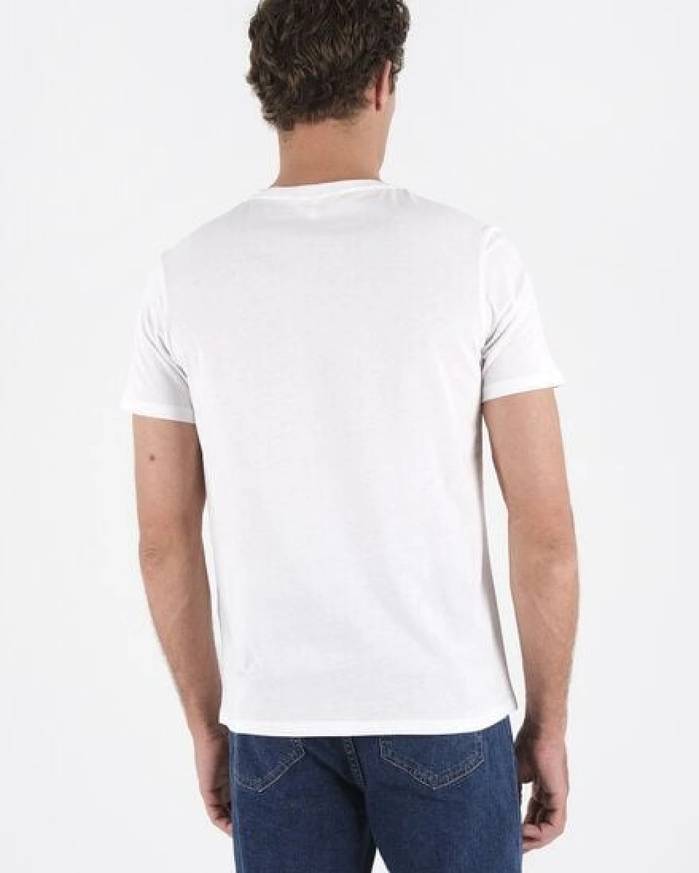 ORGANICATION T-Shirt aus Bio-Baumwolle mit Wagen-Print – Ansicht 4