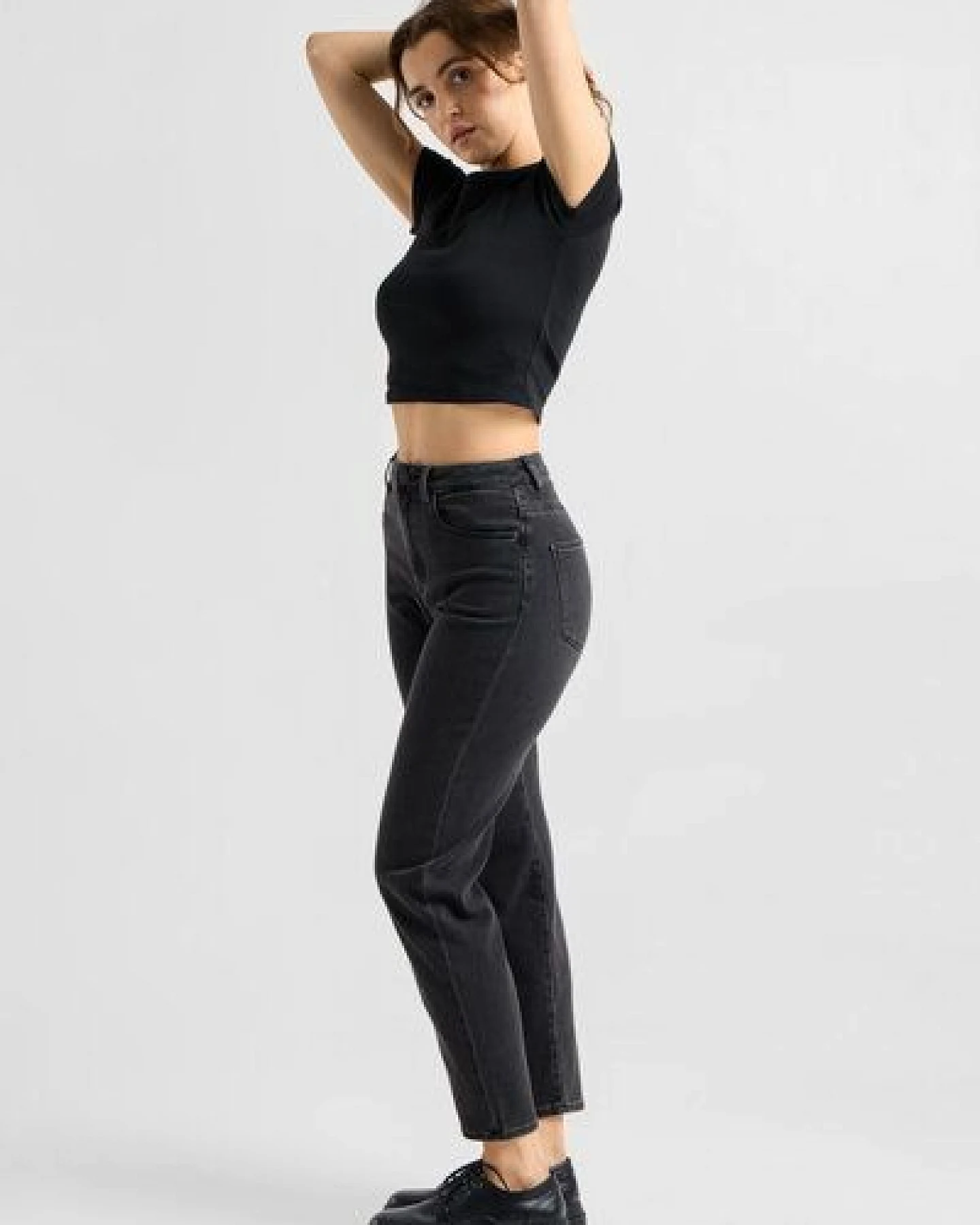 Damen Jeans STARDUST High Waist O-Shape DAWN Bio-Baumwolle – Ansicht 3