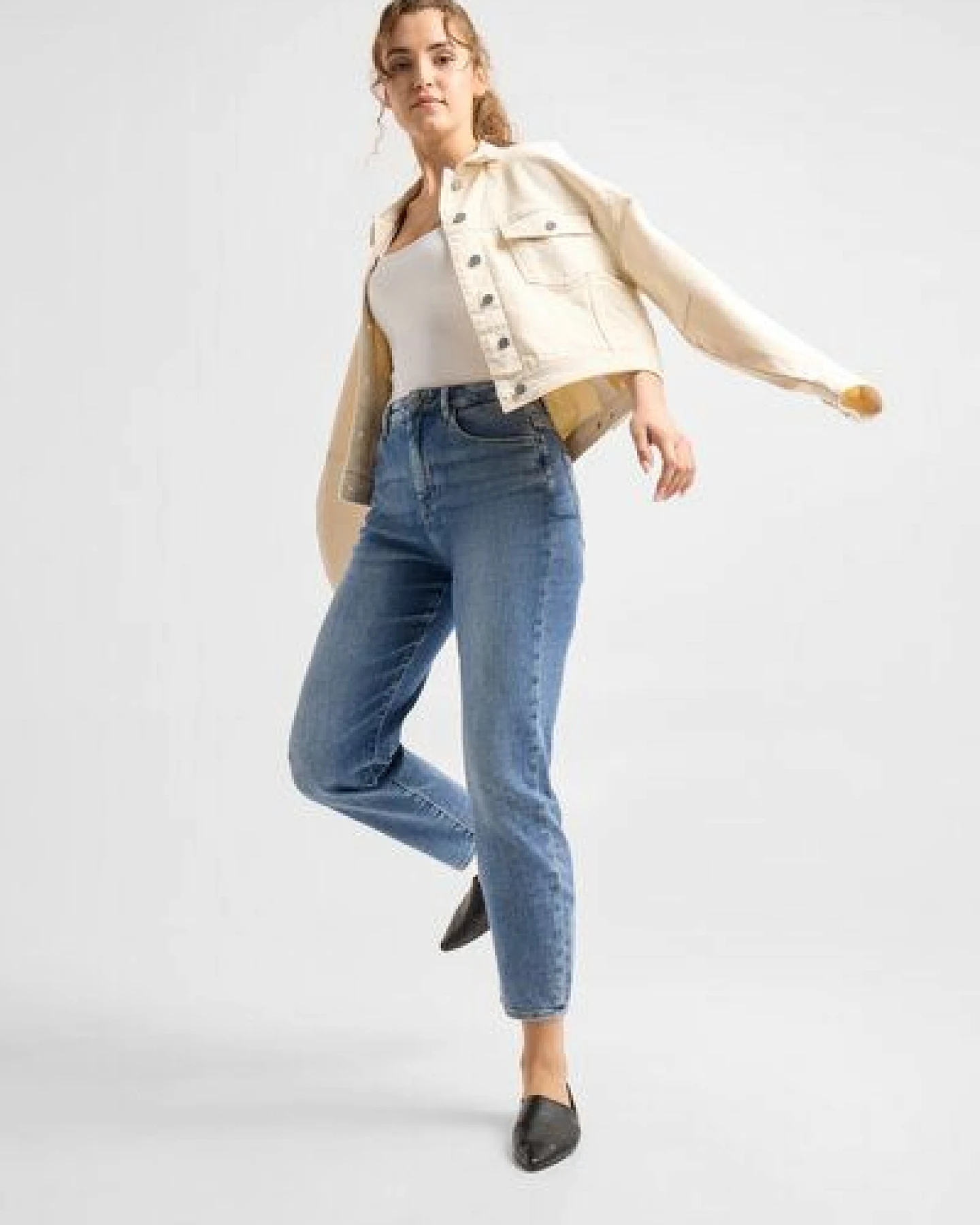 Damen Jeans STARDUST High Waist O-Shape DAWN Bio-Baumwolle – Ansicht 4