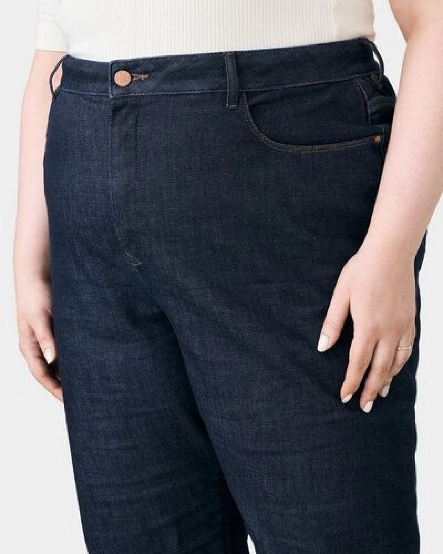 Damen Jeans STARDUST High Waist O-Shape DAWN Bio-Baumwolle Curvy – Ansicht 4